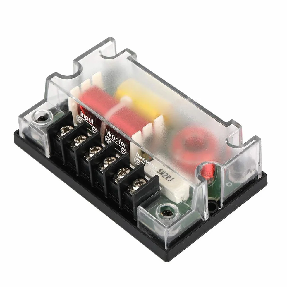 Diviseur de Fréquence Haut-parleur Voiture 2 Voies Filtre Audio Accessoires Automobiles
