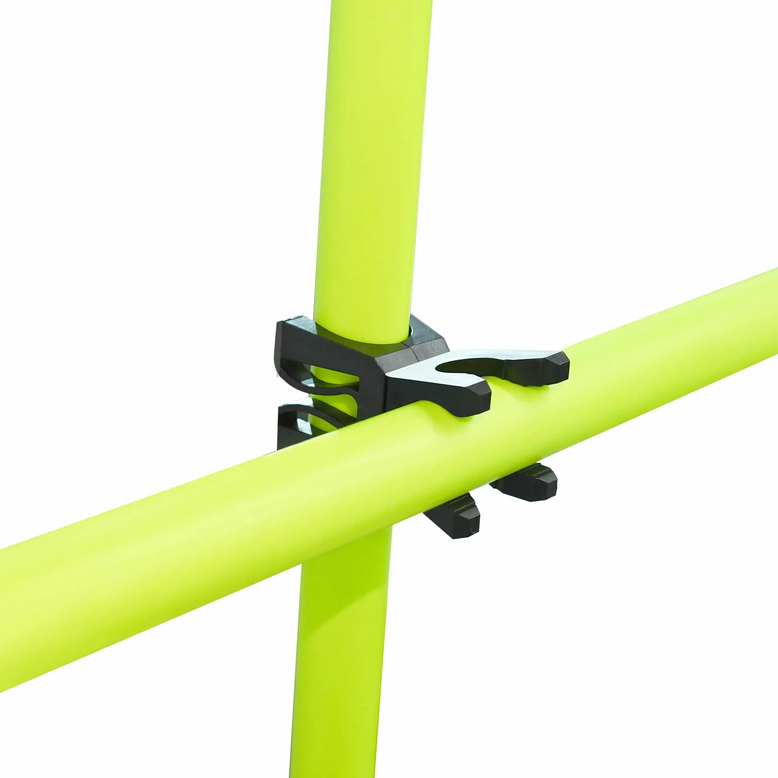 YRHome Kit de barres de saut d'entraînement d'agilité 15x100 cm 10 pieds X 10 clips verts