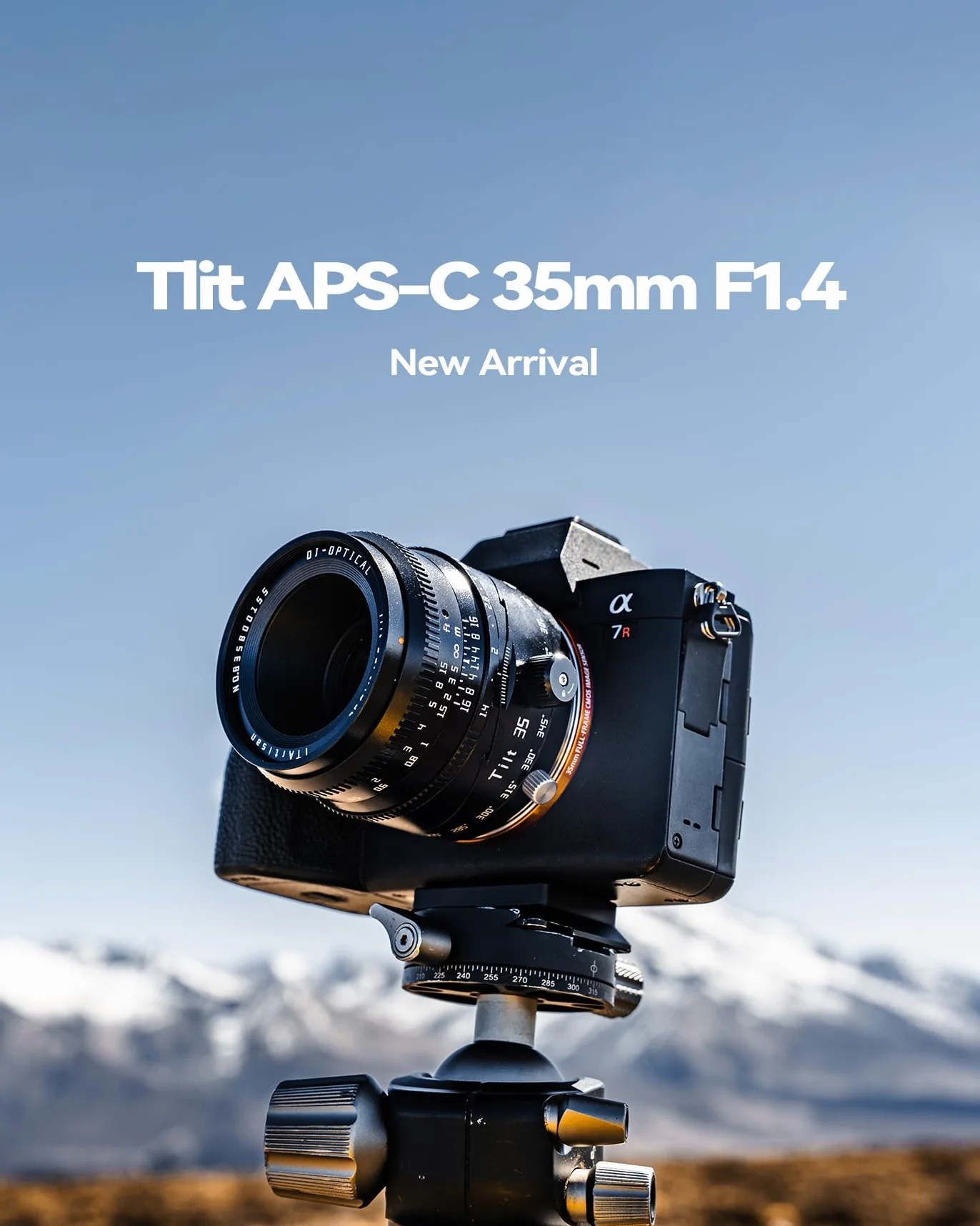 TTartisan Objectif 35 mm F1.4 APS-C Tilt Shift pour Canon RF, grande ouverture et mise au point manuelle, compatible avec les appareils photo Canon RF R7, R10, R50, R100, etc.