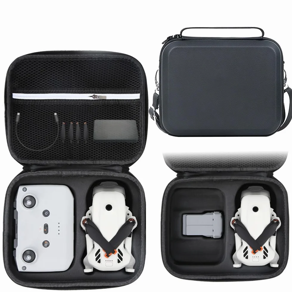 Étui de transport rigide pour DJI Lito X1/Lito1, sac de rangement portable étanche en polyuréthane avec housse de protection de voyage et bandoulière, pour drone Lito X1 Lito1, batterie, télécommande