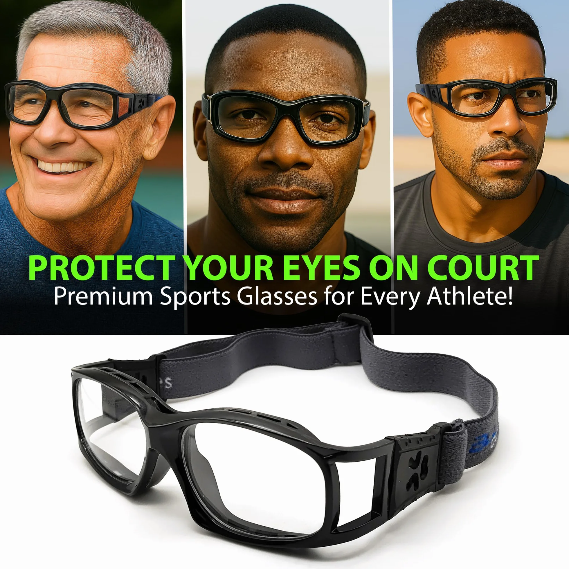 Lunettes de sécurité anti-buée Blue Cut pour sports de plein air