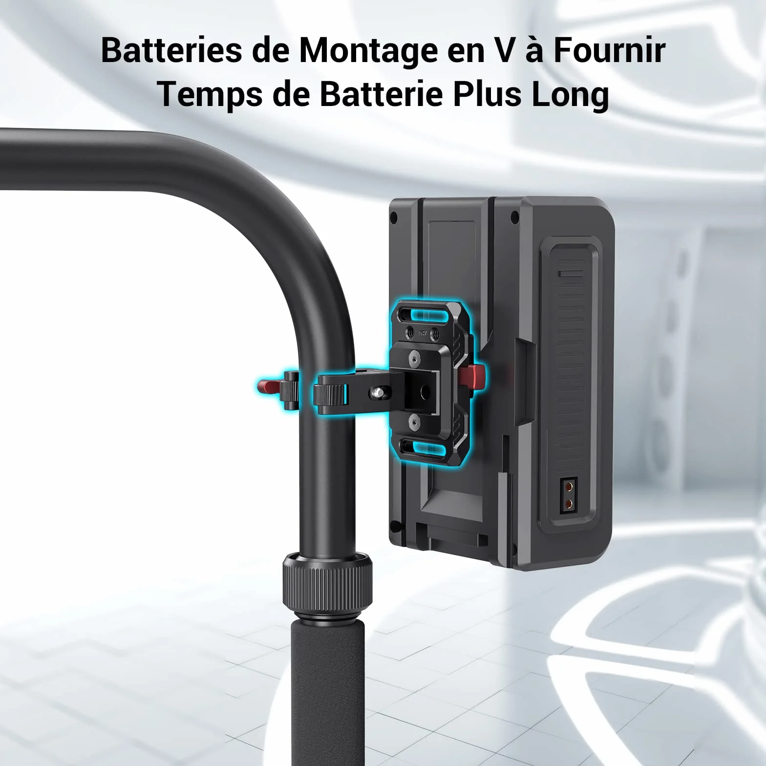 SMALLRIG Mini V Mount Battery Plate avec Super Clamp - 2989