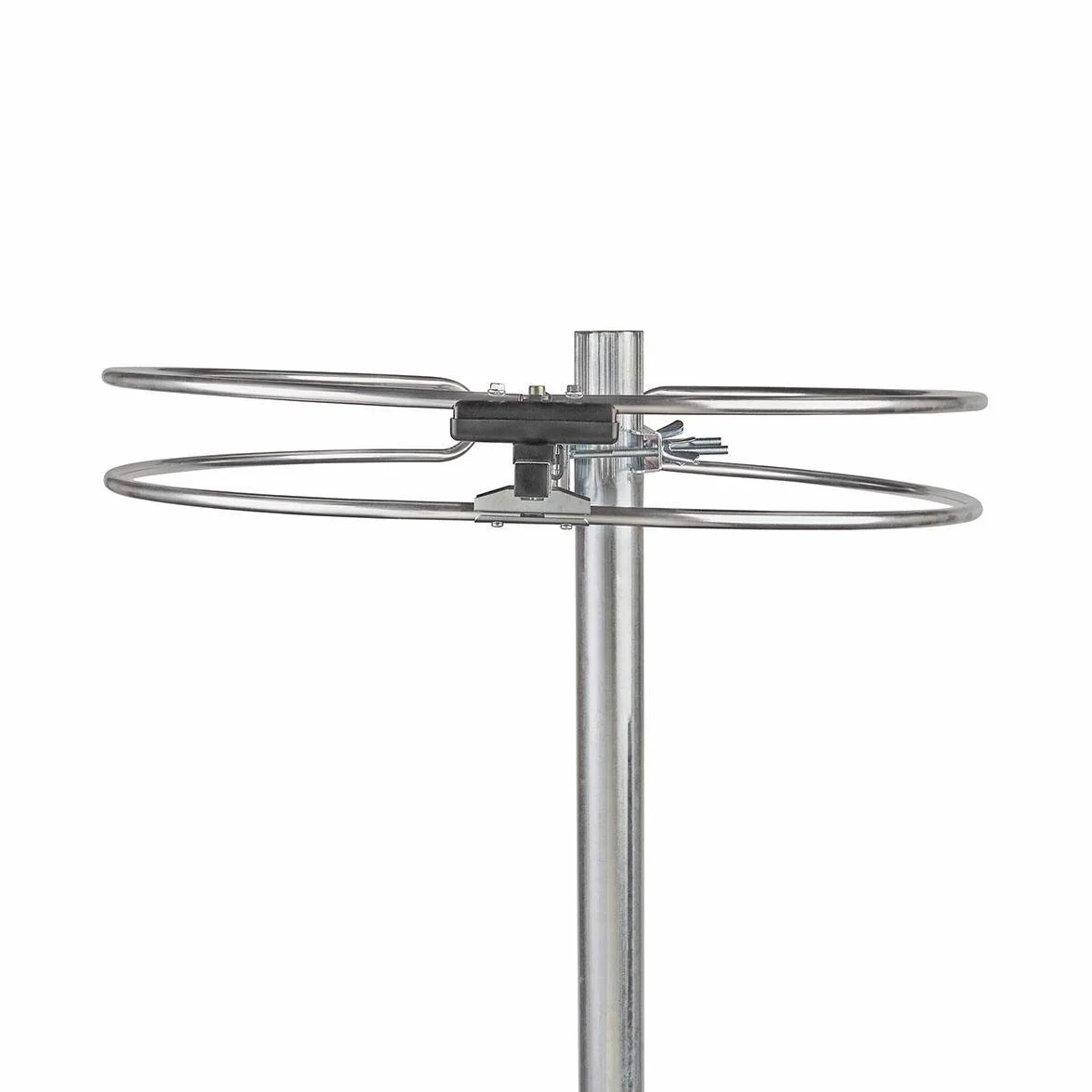 Nedis - Antenne extérieure FM - Amplification max. 4 dB - Plage de fréquence FM : 87.5-108 MHz - Plage de réception 0-15 km - Impédance : 75 Ohm - Système d'encliquetage - Pour l'extérieur - Aluminium