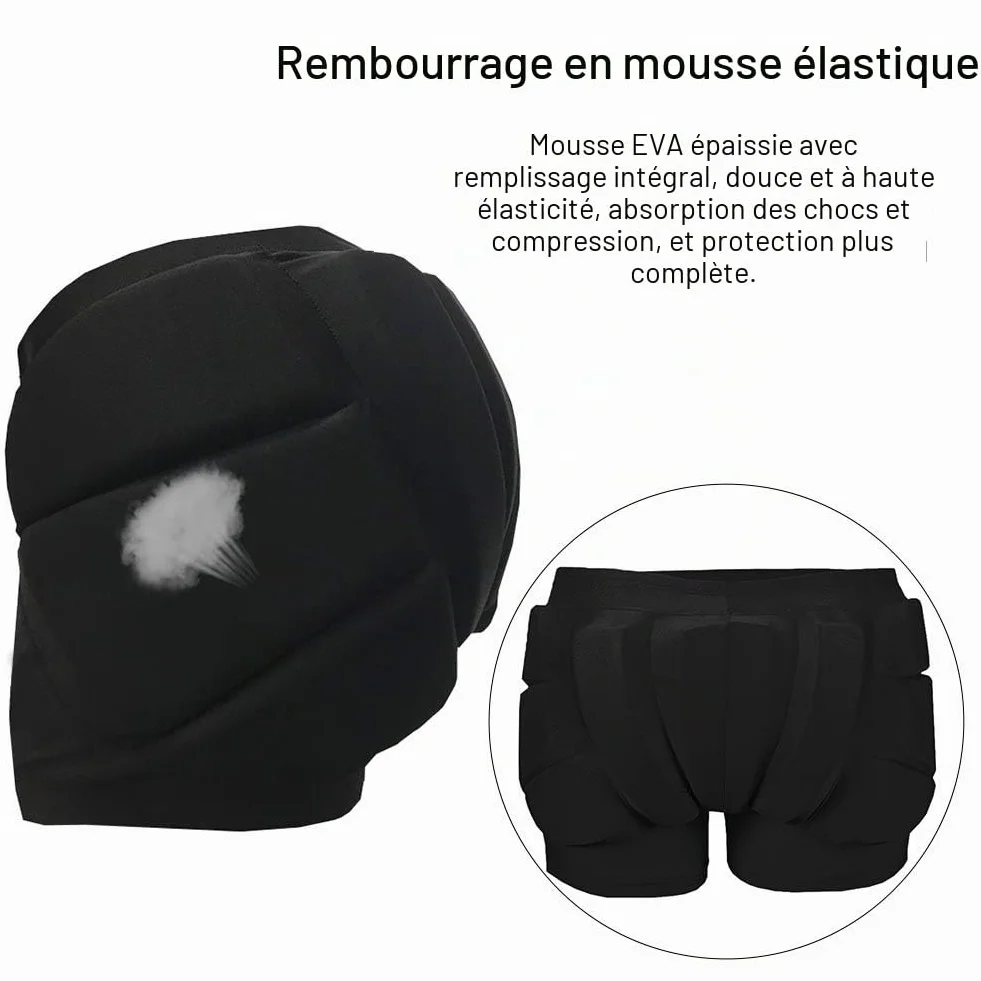 Short rembourré de protection des hanches pour enfants 3D, coussinets de protection des fesses pour snowboard, patinage