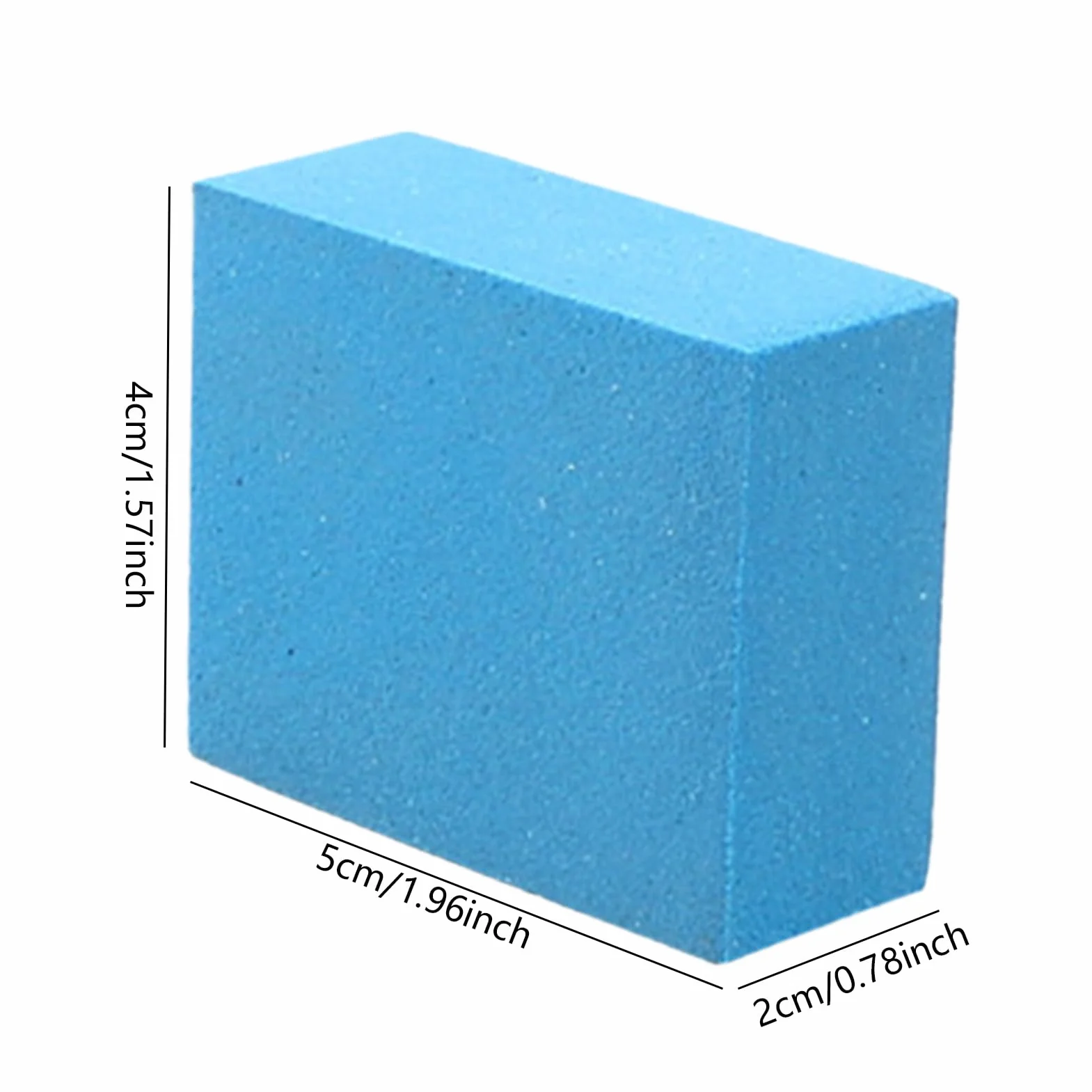 Garryflex Bloc Abrasif Corindon Blanc 5x4x2 Cm Grain 120 Bloc De Meulage En Caoutchouc Pour Ski