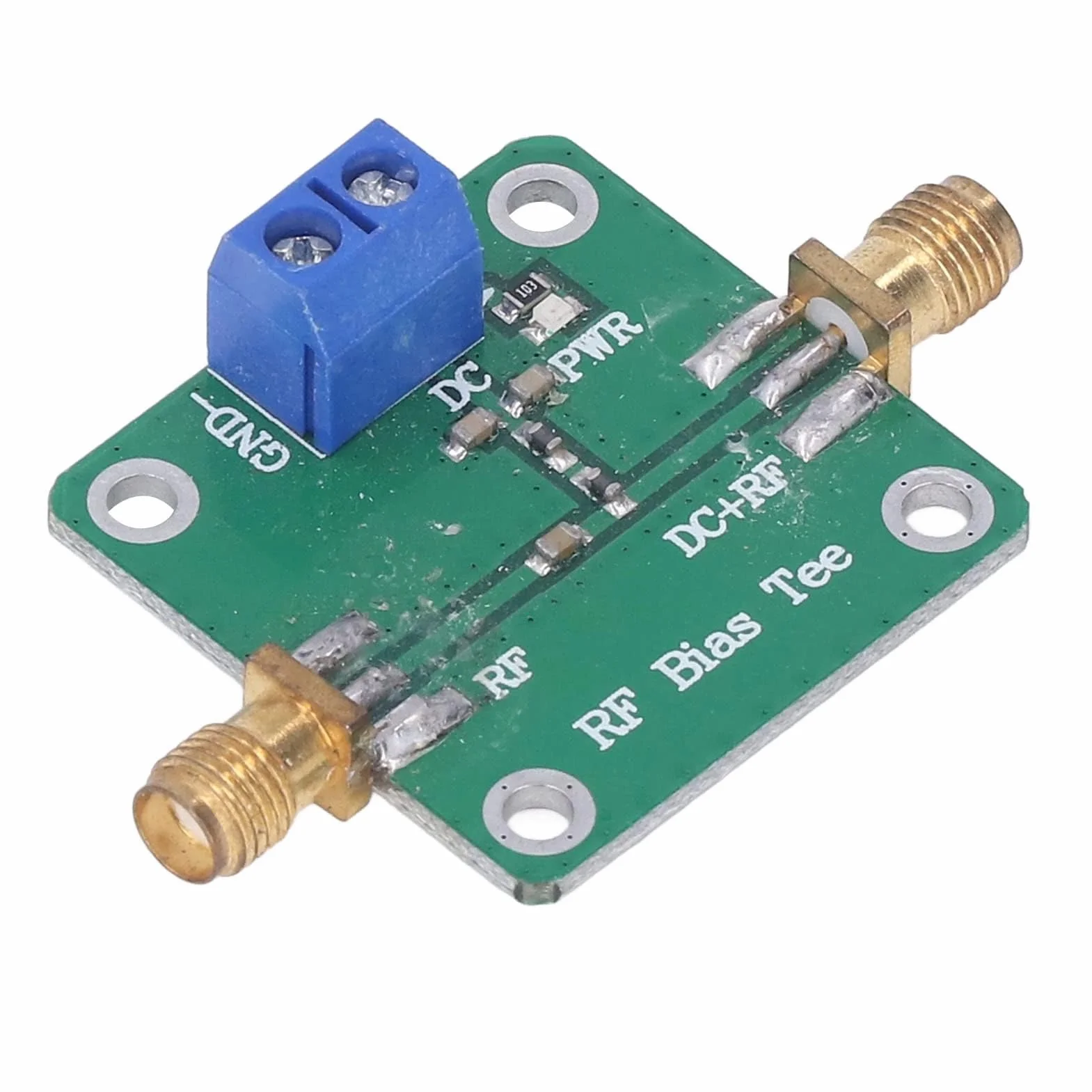 Bias Tee DC Module Filtre RF 10 à 6000MHz pour Systèmes de Communication