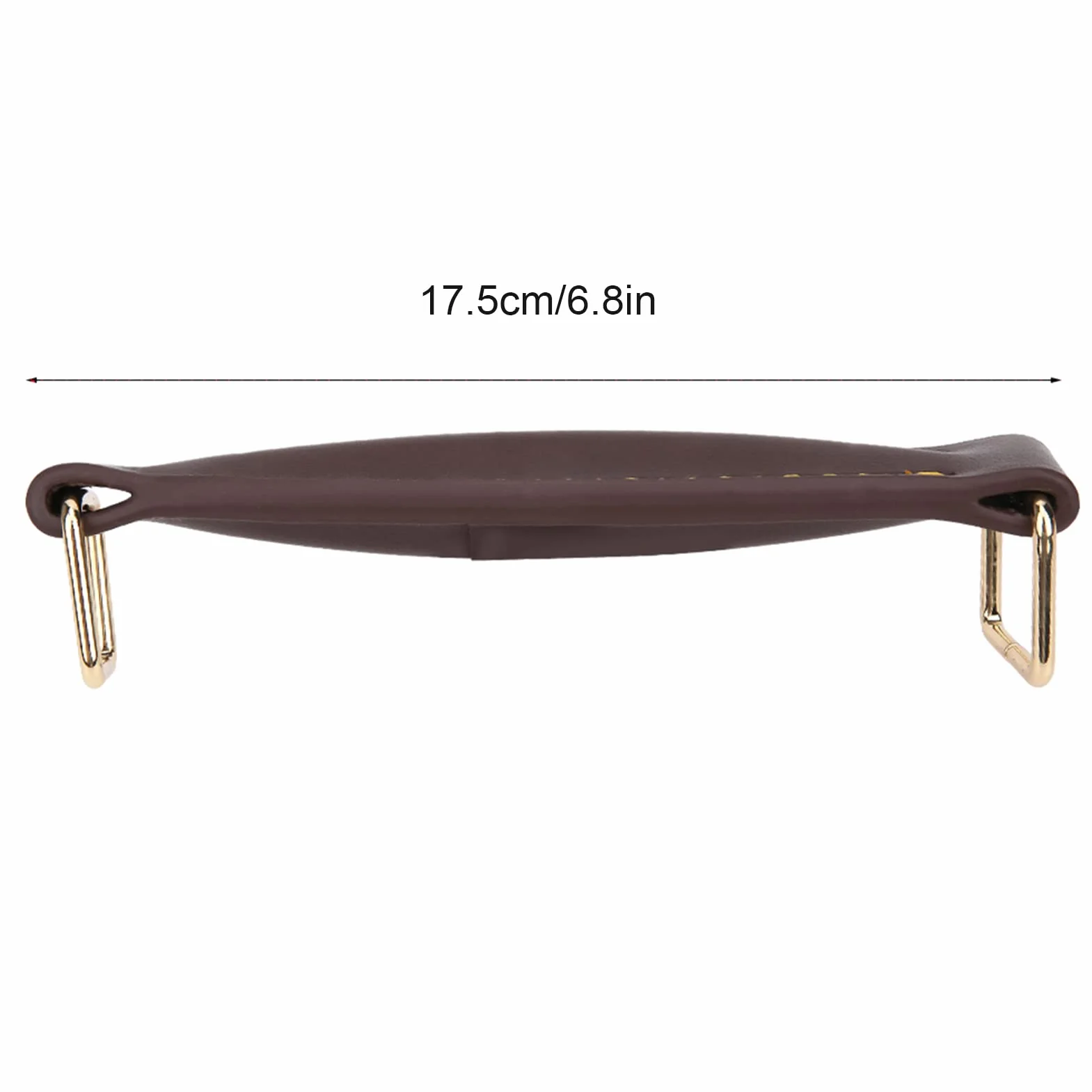 Poignée de haut-parleur de guitare en cuir PU, poignée d'amplificateur interne renforcée en acier pour haut-parleur de guitare (marron), haut-parleur