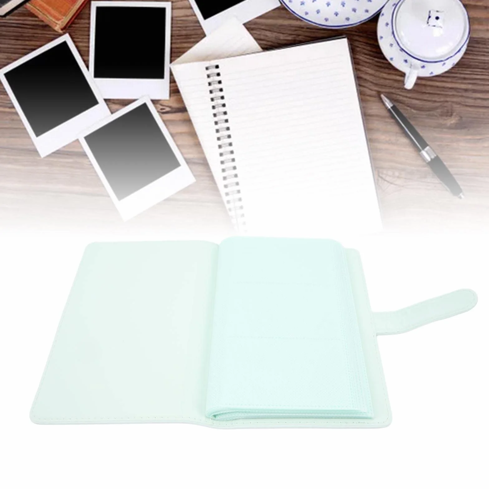 Mini Album Photo pour Fujifilm Instax Mini 12 11, 108 Pochettes, Format 3 Pouces, Porte-Cartes, Couleur Menthe