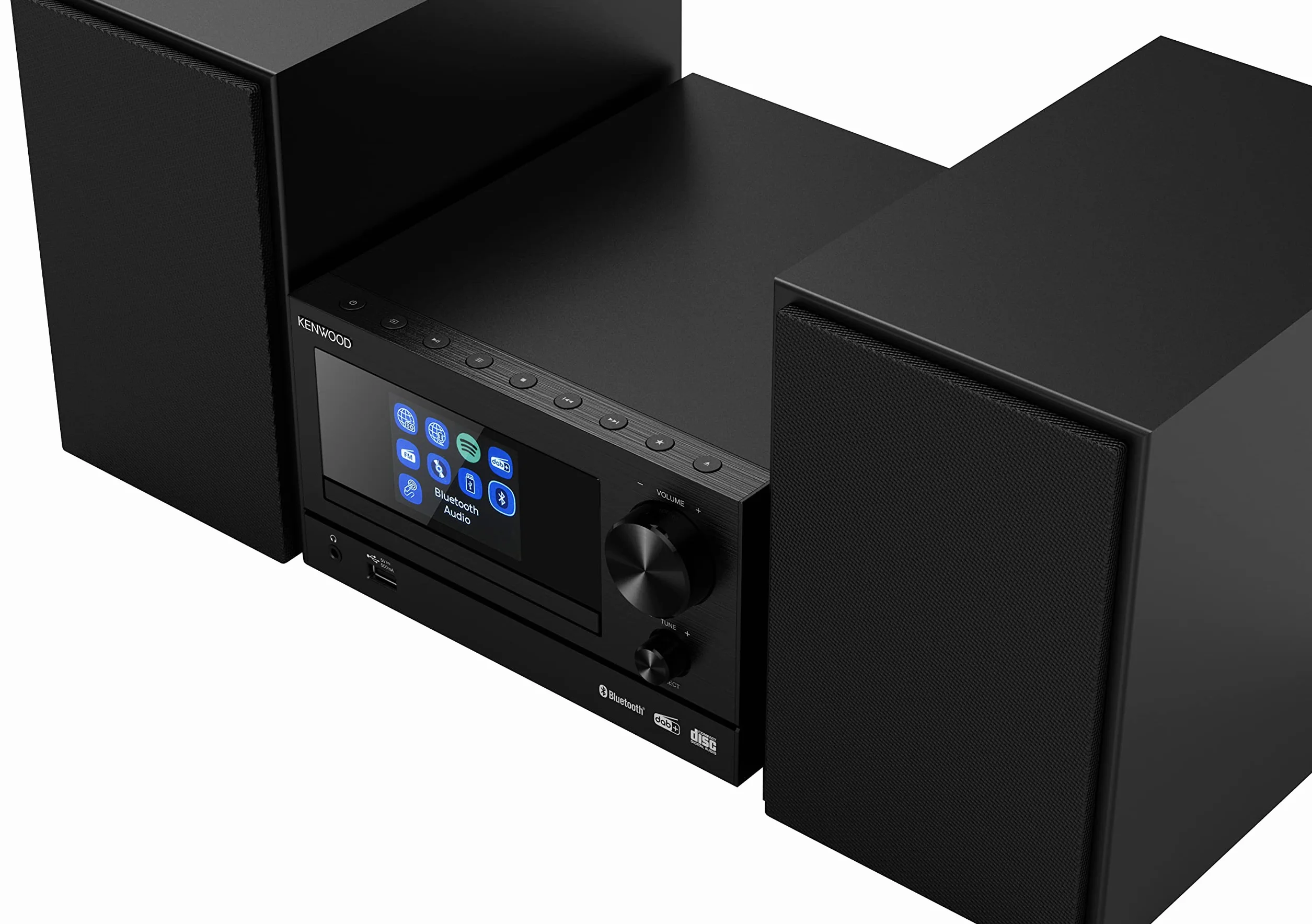 Kenwood M-7000S-B Microchaîne Noir Bluetooth USB CD Radio DAB+ FM