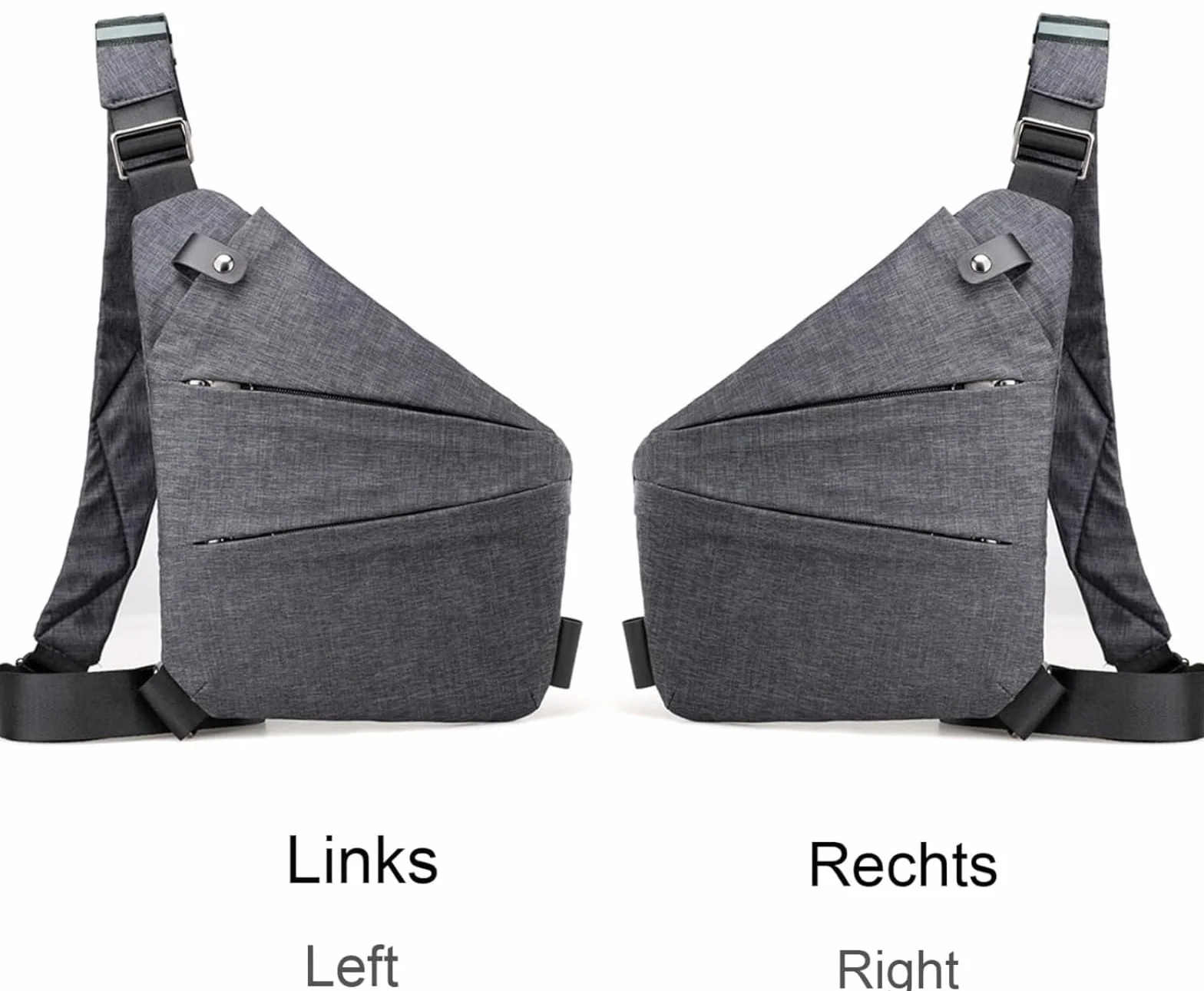Sacs à bandoulière antivol en Nylon pour Homme Femme Voyage Cyclisme Randonnée