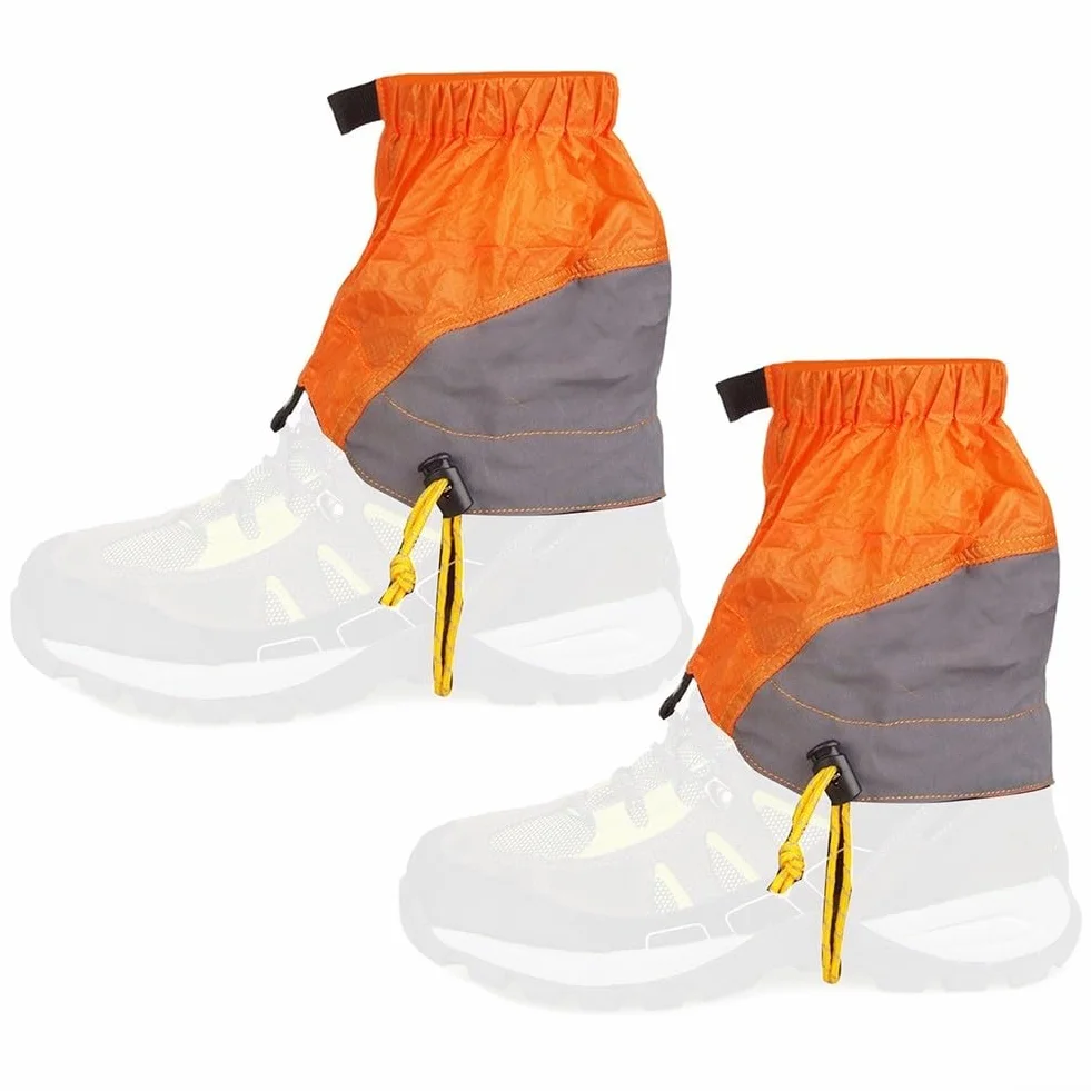 Guêtres de randonnée imperméables homme femme 20D silicone boucle camping escalade trekking ski