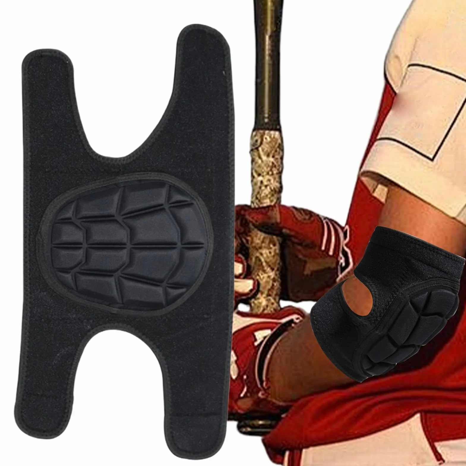 Coussin de coude antidérapant Baseball Softball Volley-ball - Protection avant-bras réglable