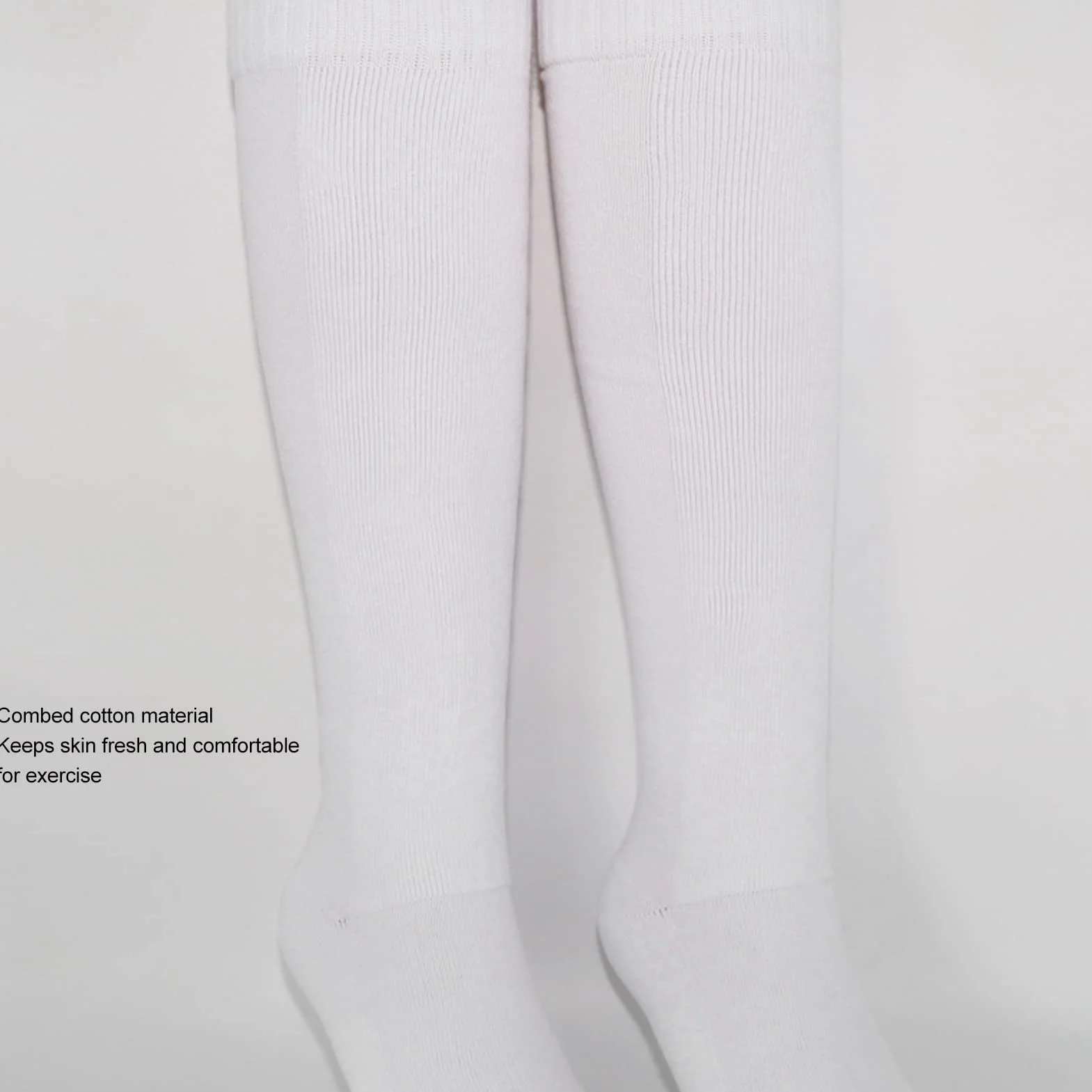 Chaussettes d'Escrime avec Rembourrage 3D Protection en Coton Peigné Taille M