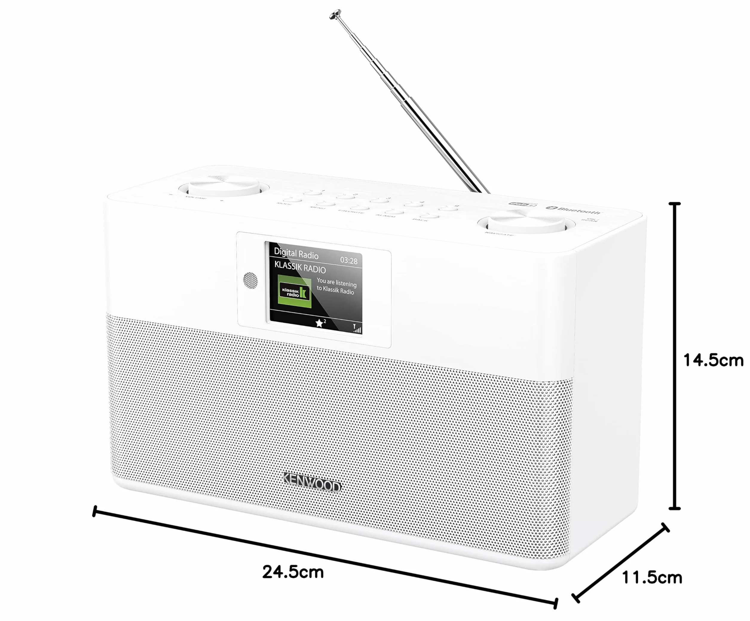 Kenwood CR-ST80DAB Blanc