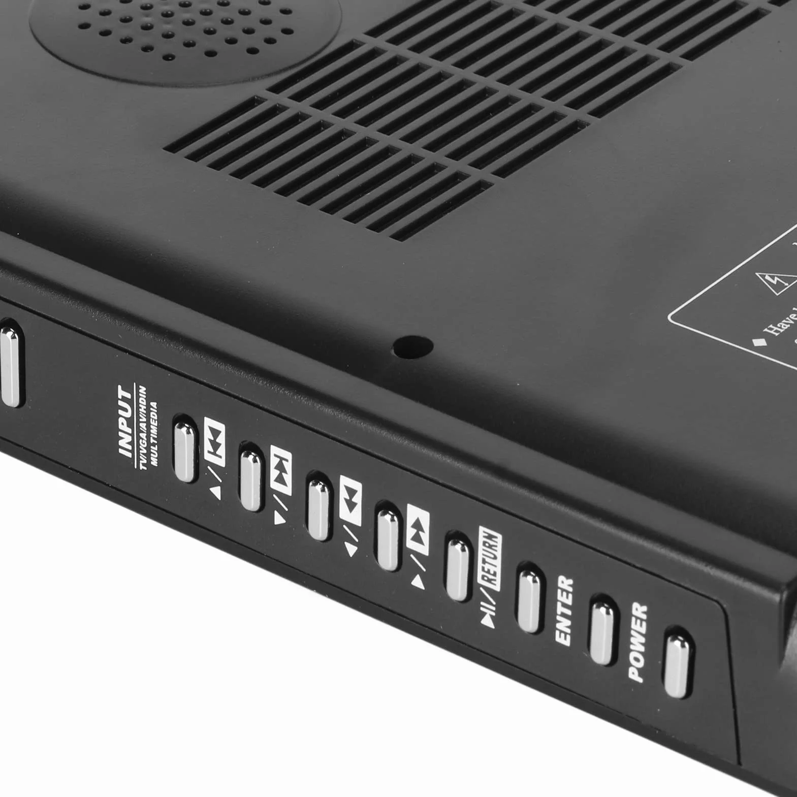 TV Portable 10 Pouces, écran LED TFT Couleur 1280 X 800, Lecteur Vidéo HDMI, Prise en de la Télévision Numérique VHF UHF, Convient pour la Maison, la Voiture, L'extérieur,