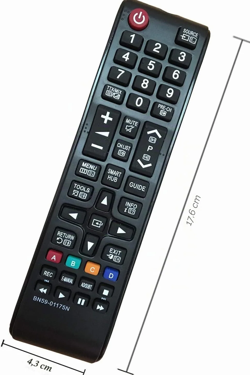pour telecommande Samsung bn59-01175n pour télécommande Universelle Samsung Smart TV Aucune Programmation requise