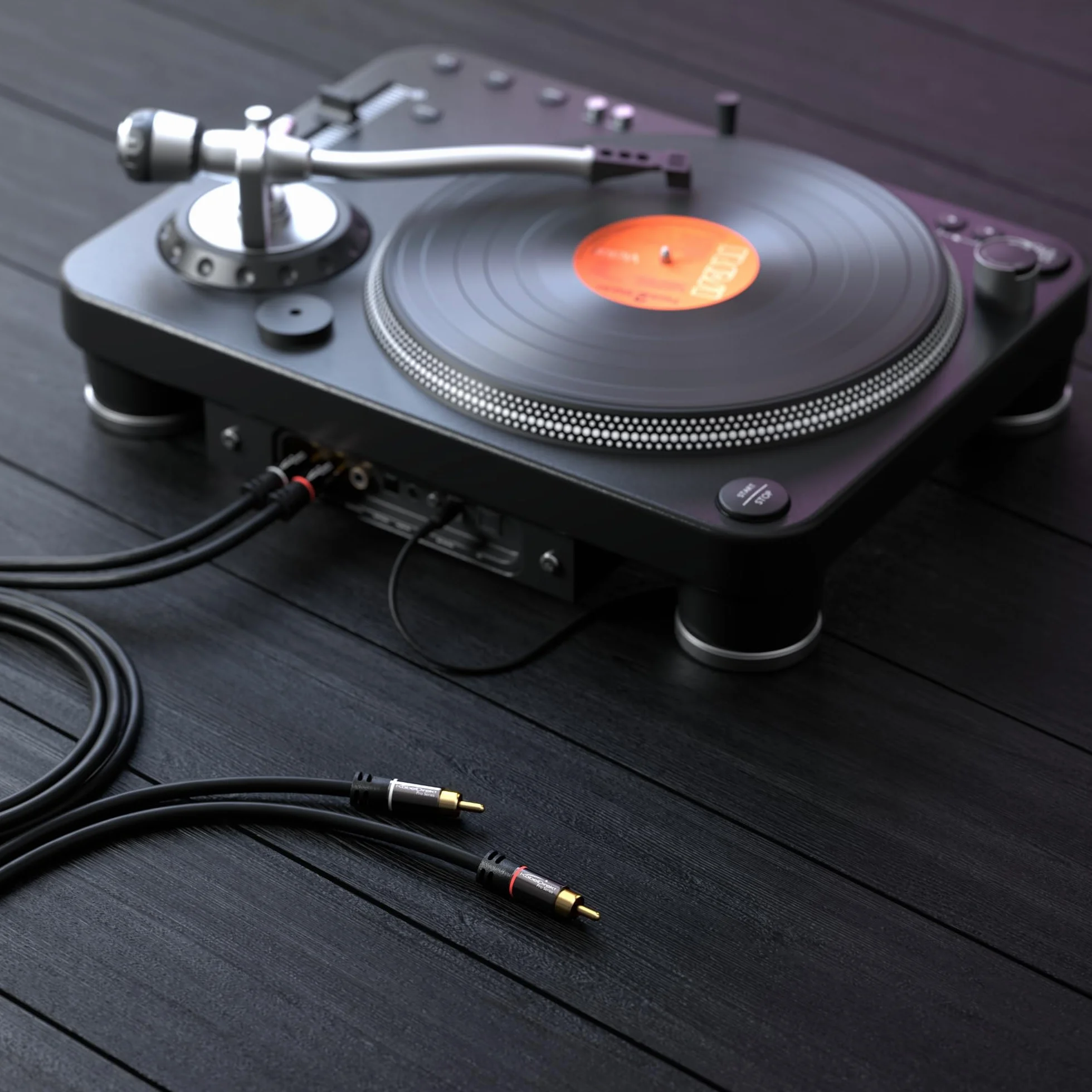 KabelDirekt – Câble RCA 0,5m, câble audio stéréo 2 x 2 Cinch particulièrement résistant et d'une qualité sonore brillante (coaxial RCA/HiFi & Home Cinéma, analogique et numérique)