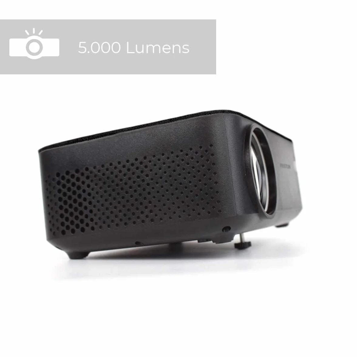 PRIXTON Vidéoprojecteur Portable 5000 Lumens Full HD HDMI USB Noir