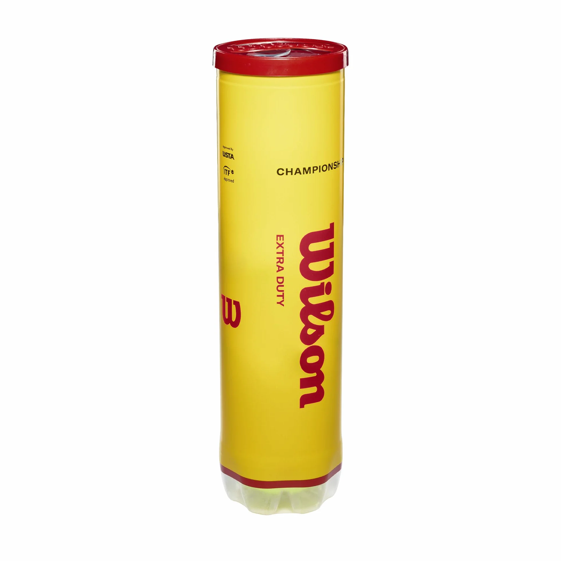 Wilson Balles de Tennis Champ Extra Duty, Boîte de 4, Jaune