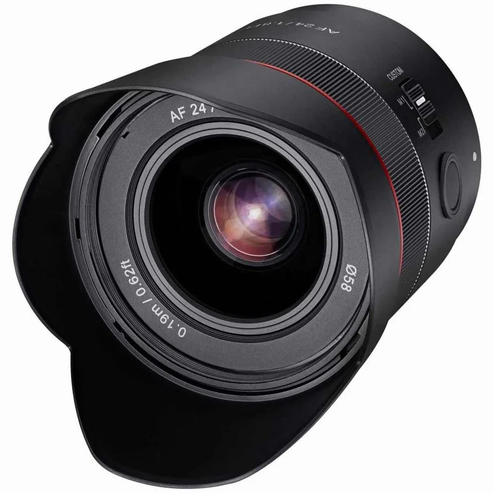 Samyang AF 24 mm F1.8 Sony FE Objectif grand angle autofocus plein format APS-C pour Sony E-Mount