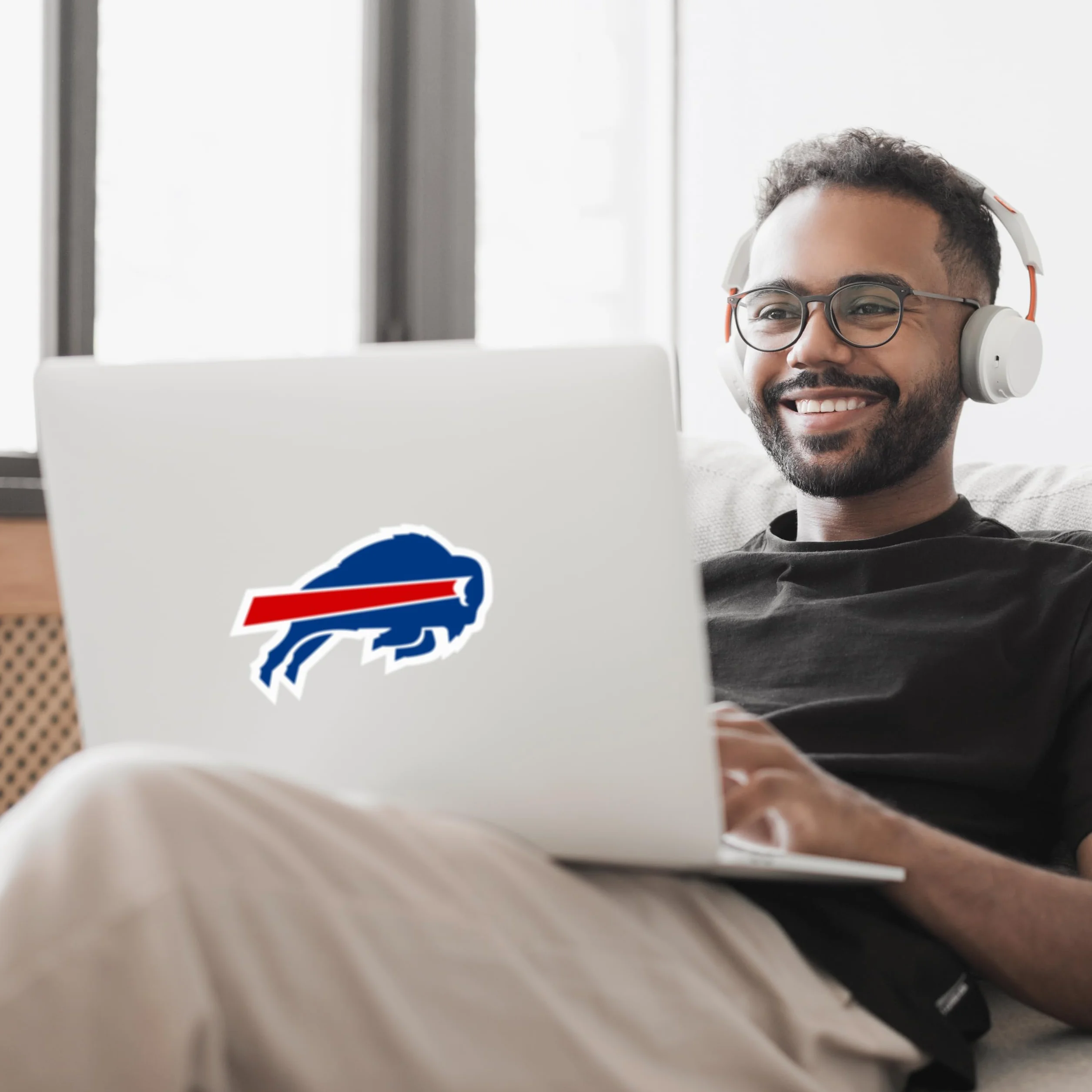 Autocollant Voiture Buffalo Bills 20,3 cm 8 inch Sheet