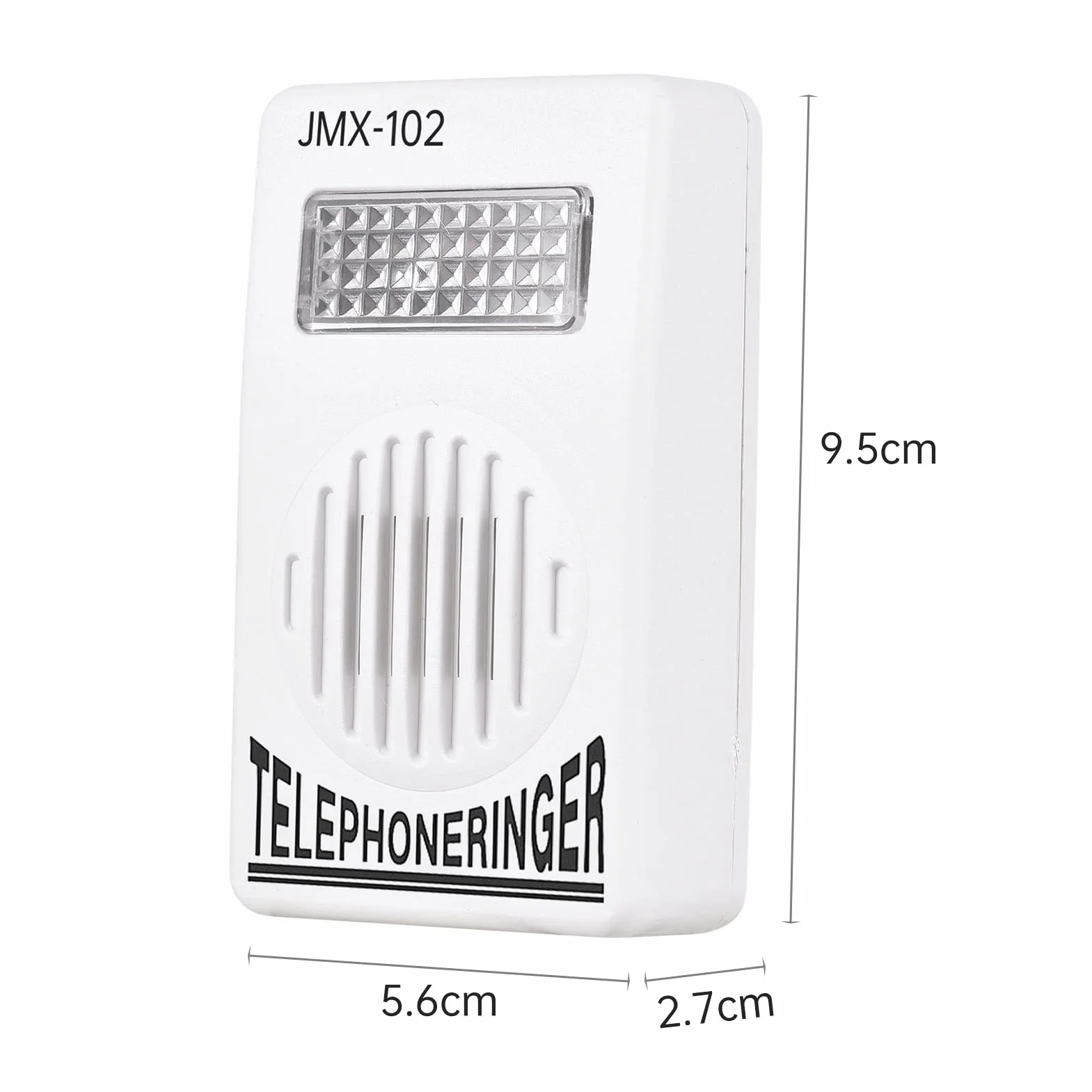 Volume Réglable Léger de Téléphone avec le Connecteur Arrière Latéral du Trou 6P2C Amplificateur de Sonneries de Téléphone avec la Lumière de Stroboscope