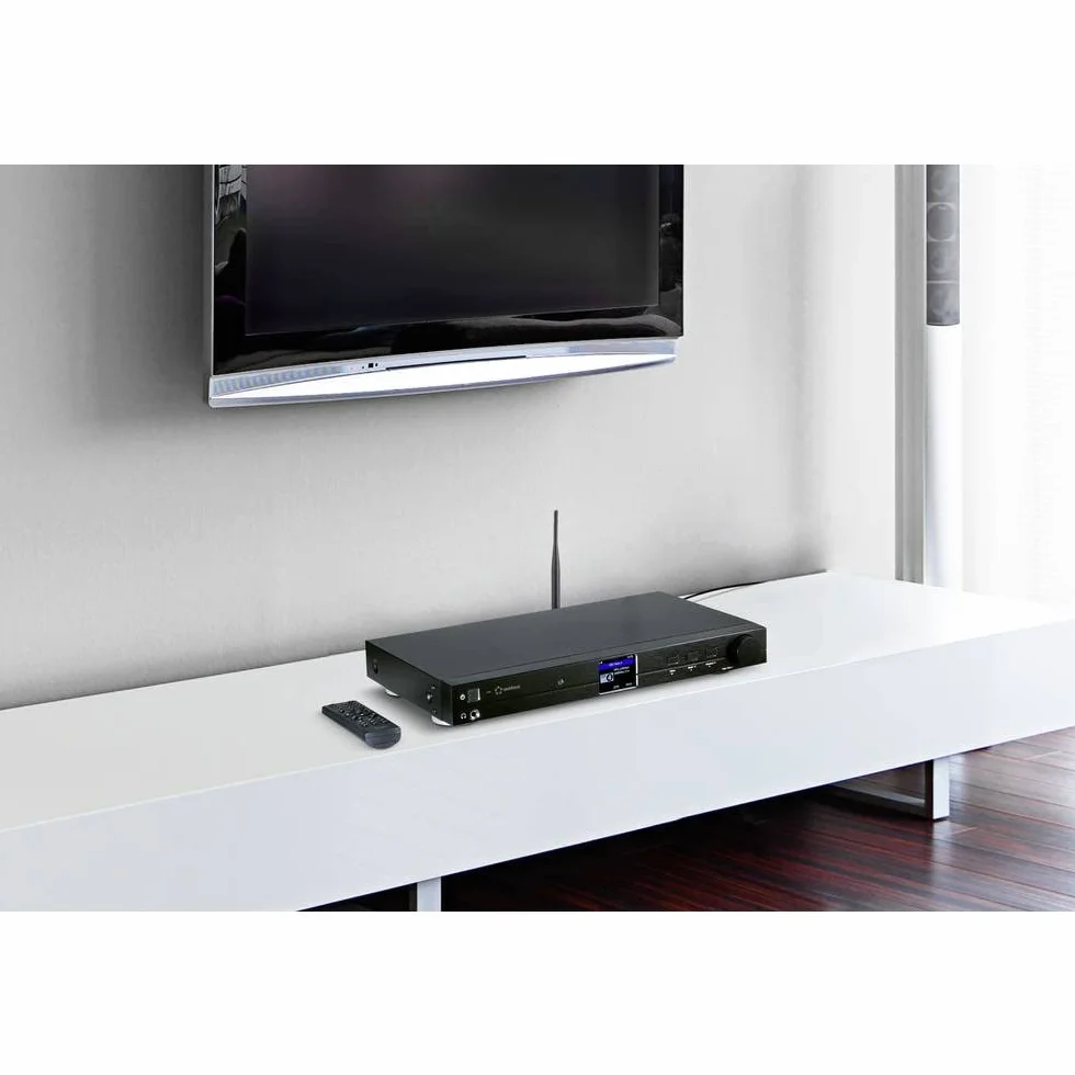 Radio Internet Renkforce RF-DAB-IR1700 WiFi, LAN, Bluetooth, DLNA Noir