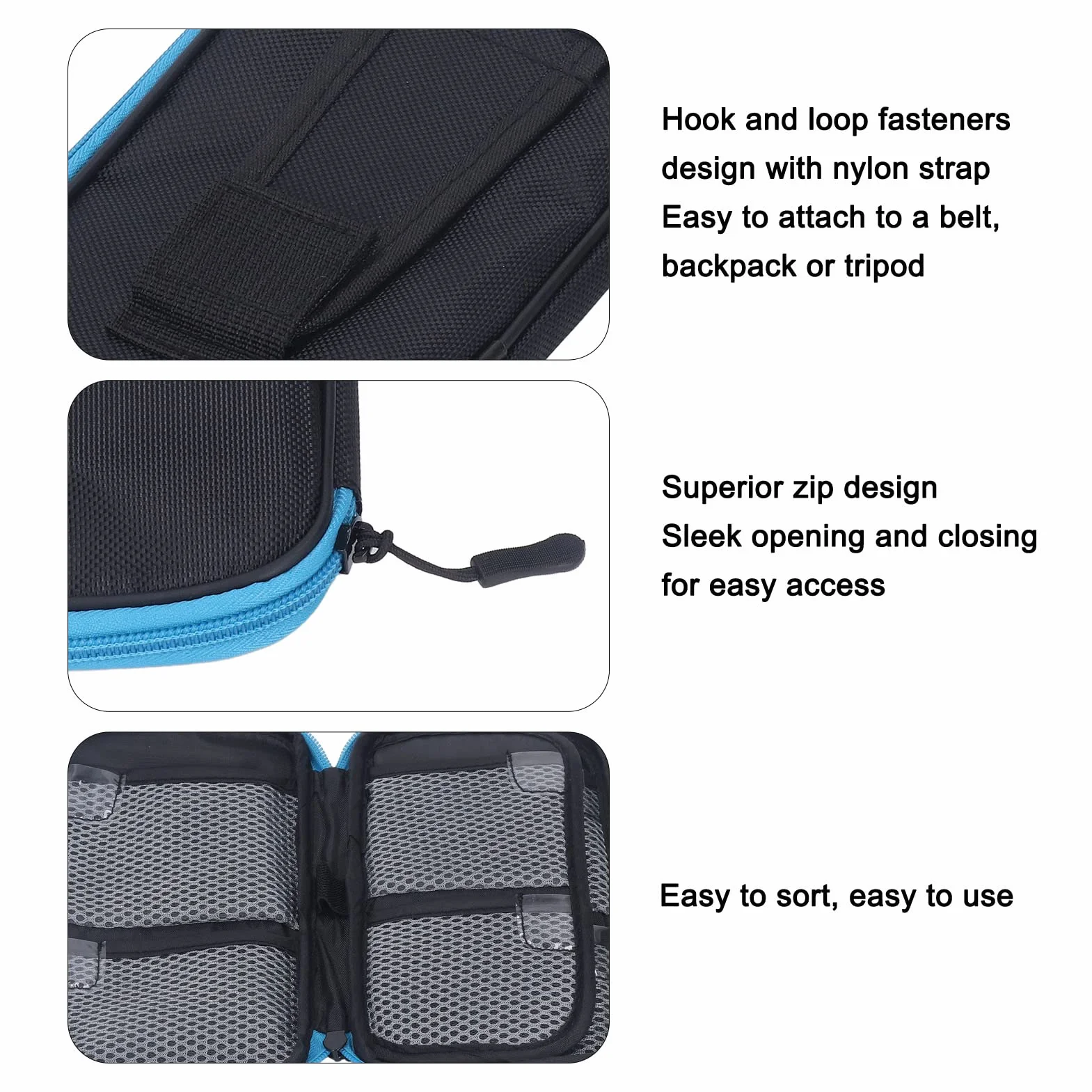 Pochette de Filtre pour Appareil Photo Étui de Transport de Filtre pour Filtre de Photographie, Filtre Rond Pochette de Filtre D'objectif D'appareil Photo, étui de Transport de