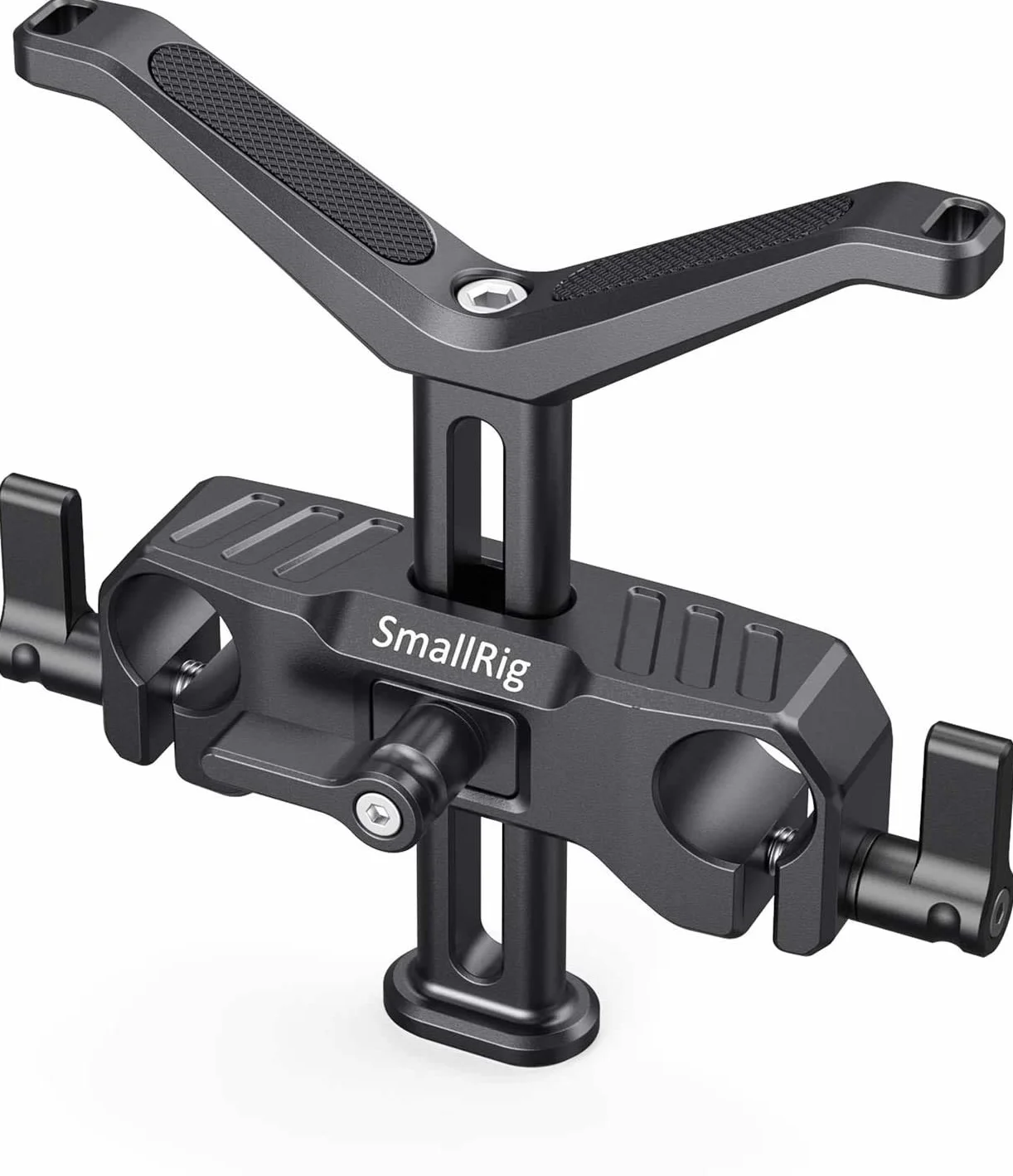 SmallRig BSL2681 Support d'objectif de 15 mm de long, hauteur réglable de 53,5 mm pour appareil photo reflex numérique