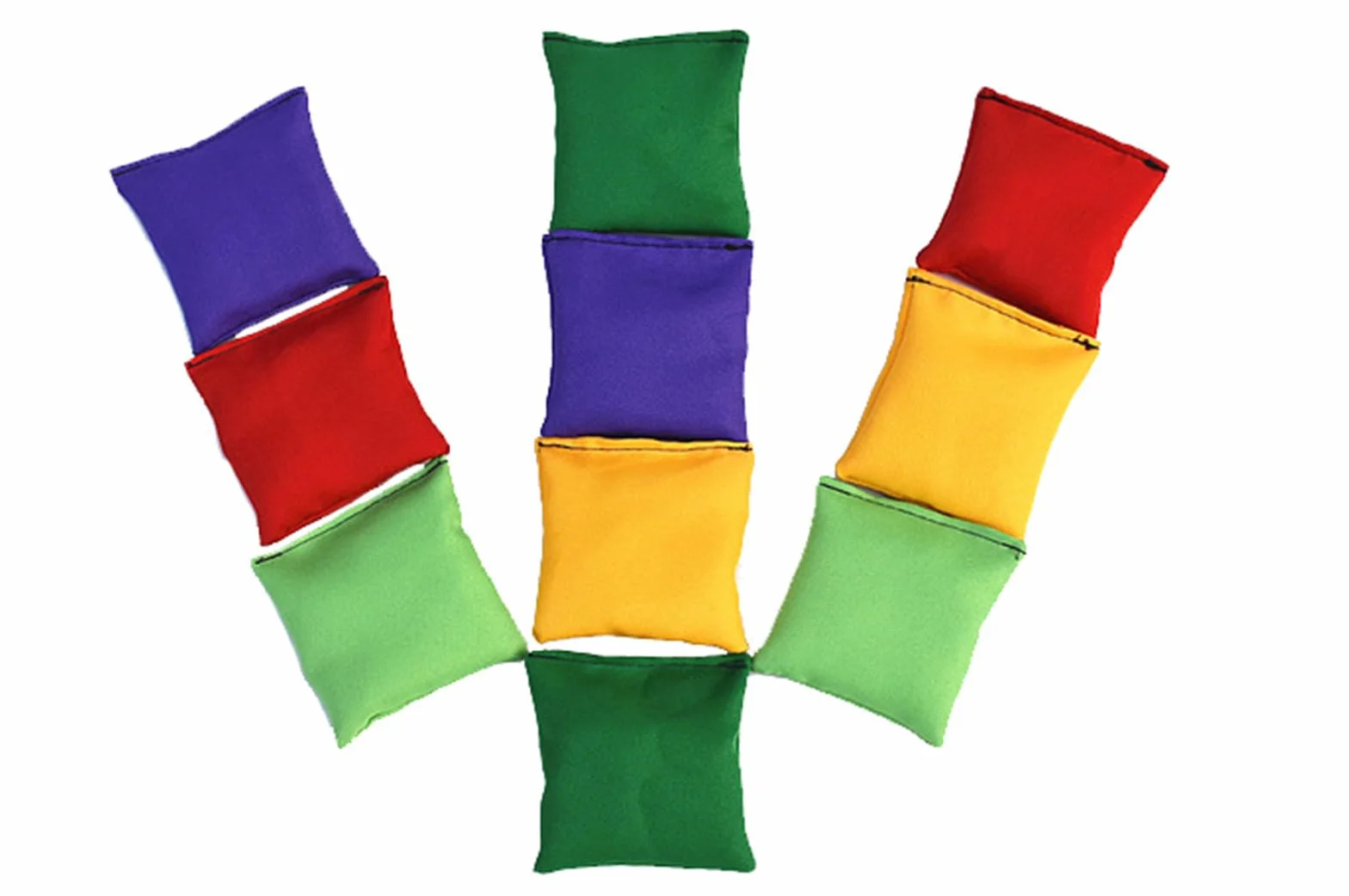 Ensemble de Poufs en Nylon pour Lancer de Jeu, 10 Pièces