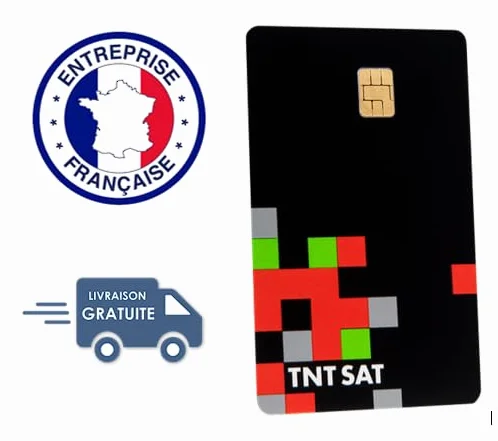 TNTSAT Carte Officielle Neuve - Décodeur Satellite Astra 19.2 - Durée 4 Ans - Garantie