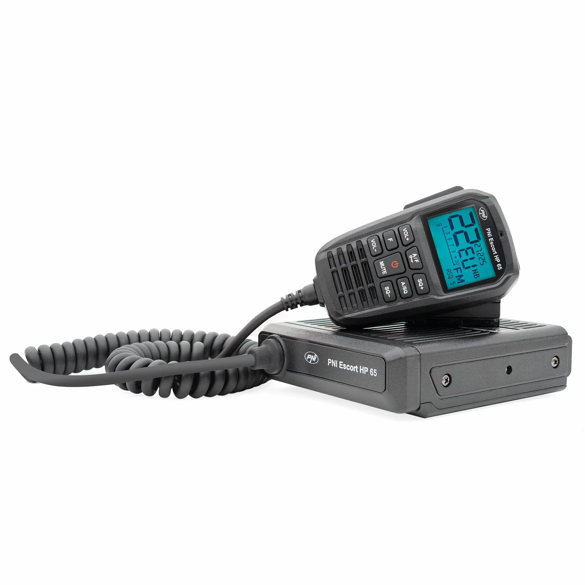 PNI Escort HP 65 ASQ Radio CB Multi-Normes Anti-Bruit 12V-24V