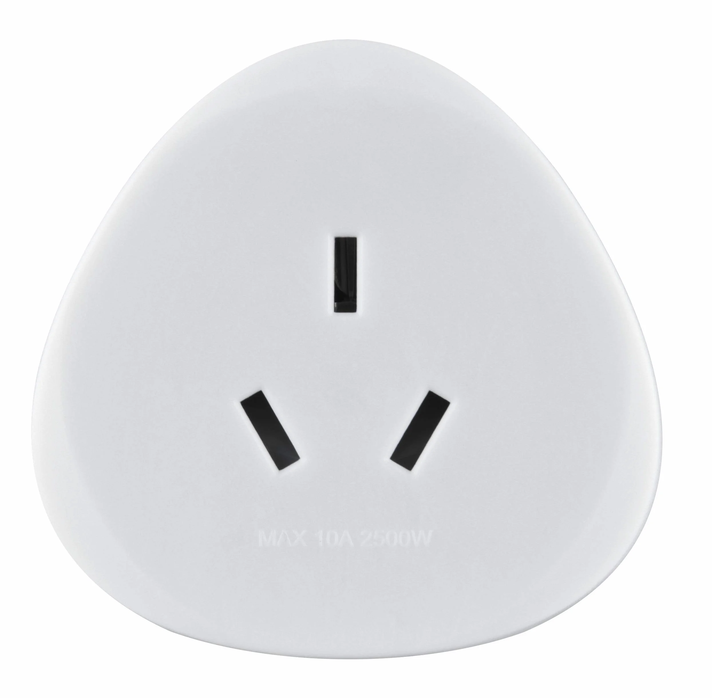 Electraline Adaptateur de voyage Australie Chine vers France Europe blanc