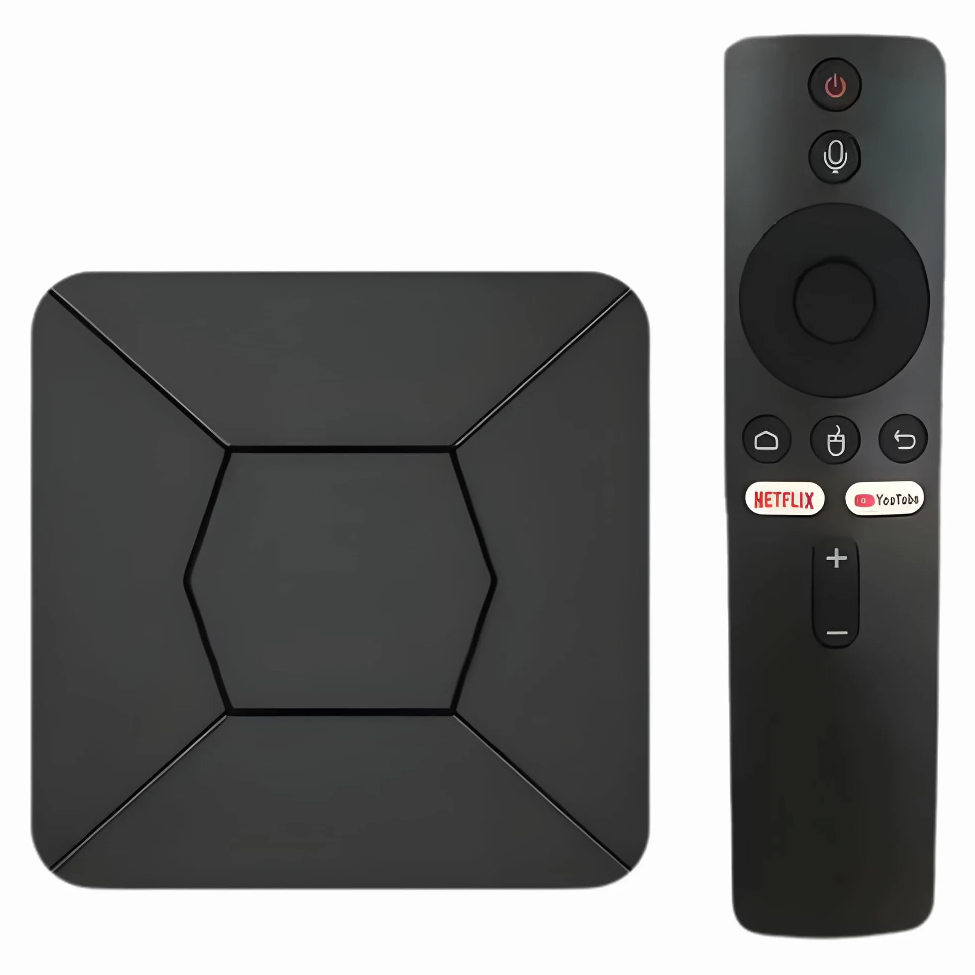 Android TV Box 4K with Chromecast, Smart TV Box Streaming Device, WiFi & Bluetooth, Google Assistant, Netflix Support, Multimedia Player, IPTV Ready, Home Entertainment Solution