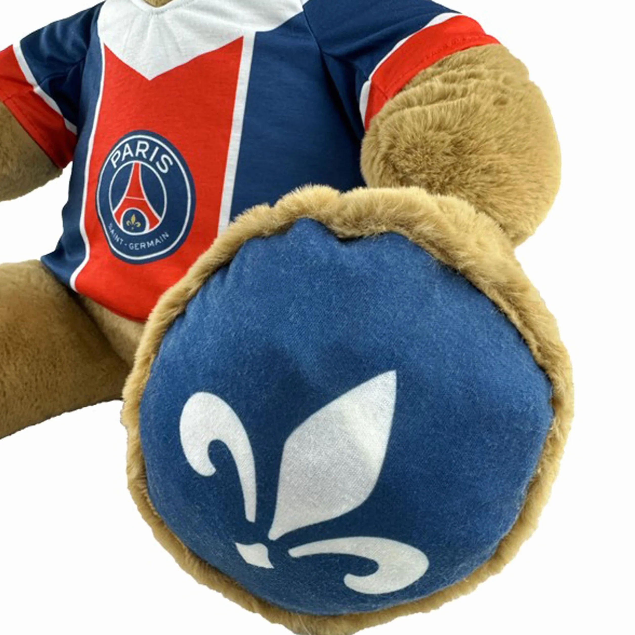 Peluche PSG Ours Maillot 28 cm Officiel Paris Saint Germain