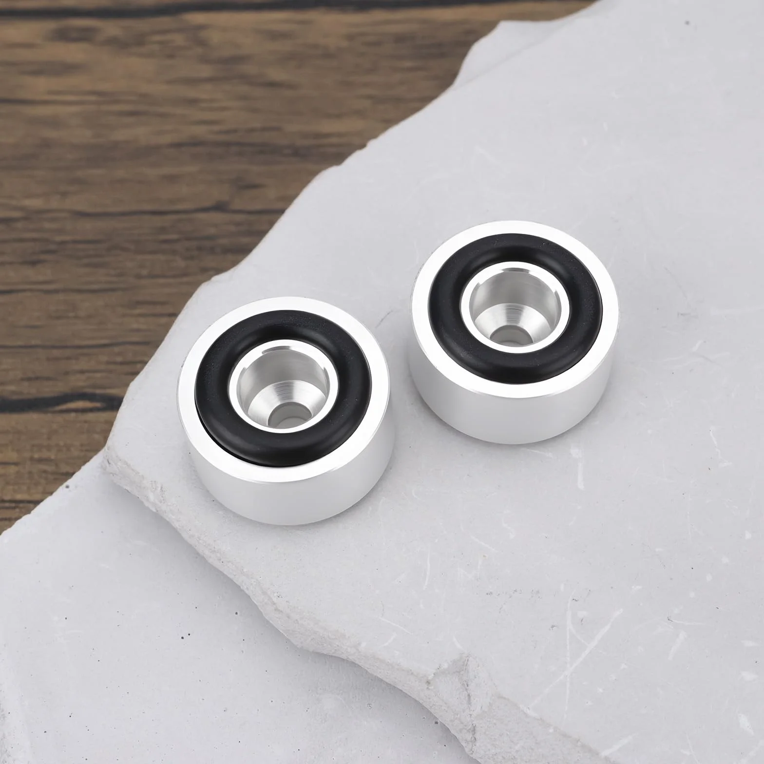 4 Amortisseurs de Vibrations pour Haut-parleurs (2 X 1 Cm) pour Absorption des Chocs Et Isolation des équipements de Haut-parleurs
