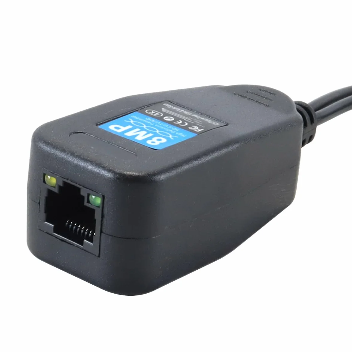 Émetteur à Paire torsadée 2 pcs pv 2-en-1, connecteur émetteur-récepteur d'alimentation vidéo bnc avec signaux HD-cvi, HD-tvi, HD-ahd