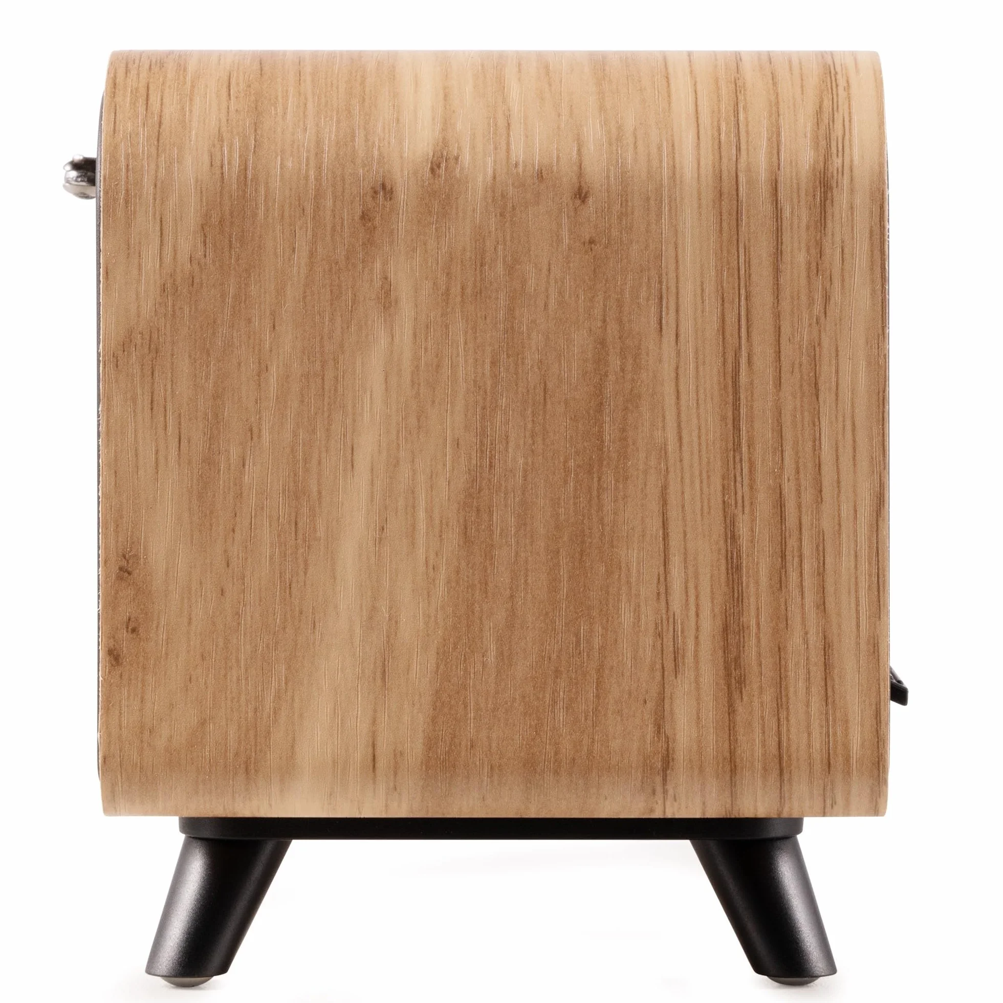Audizio Desio Radio Dab/Dab+/FM avec BT 5.0, Écran Couleur 2,4", Port USB et Entrée AUX 3,5 mm, Design Rétro Couleur Chêne, Alarme et Minuterie, Idéale pour Salon, Cuisine ou Chambre