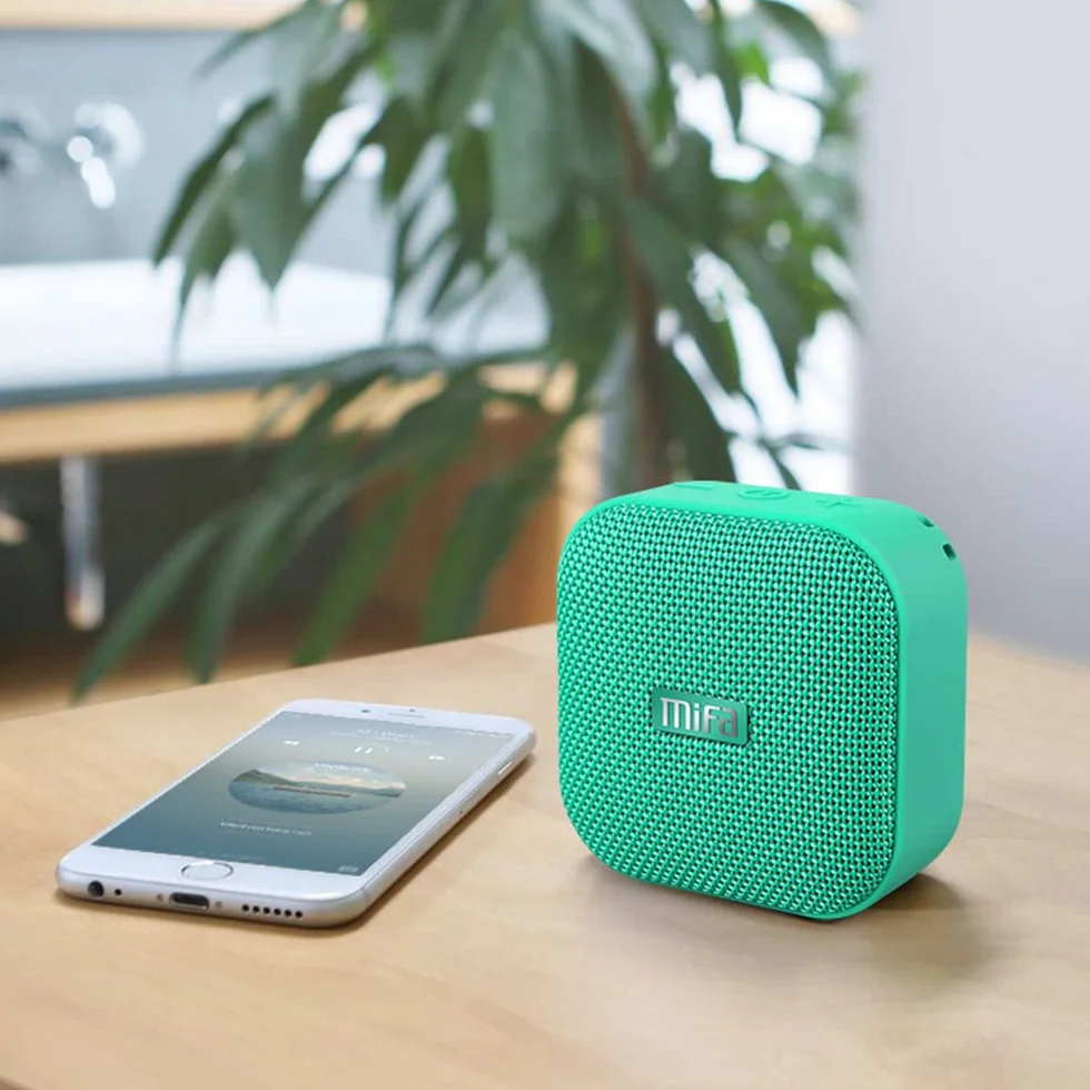MIFA A1 Enceinte Portable, Haut Parleur Bluetooth et IP56 étanche et Anti-Poussière, Temps 15 Heures, Port Micro SD et Microphone Intégré