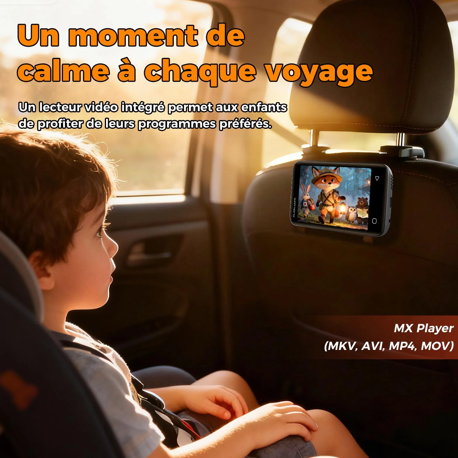 Lecteur MP3 96 Go Bluetooth 5.0 WiFi Compatible Spotify Android écran Tactile 4 Pouces Son HiFi Radio FM