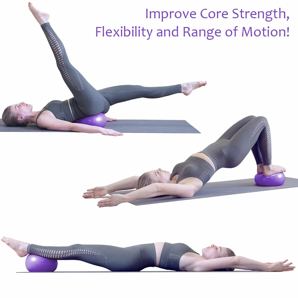 flintronic Pilates Ballon de Gymnastique 25cm Anti-Slip Fitness Ball Yoga Ball