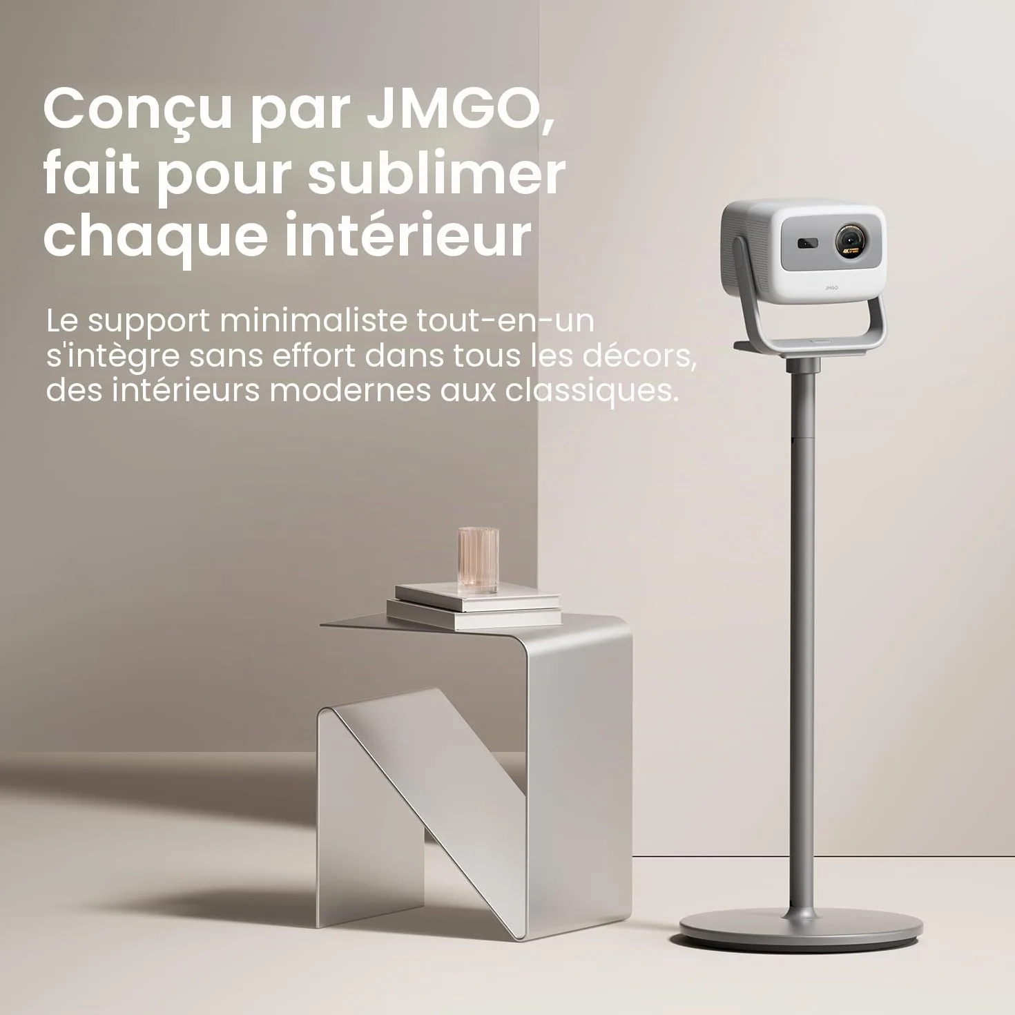 JMGO Support de projecteur N1S 4K PicoPlay N1S 1080P PicoFlix N1 aluminium aéronautique 10kg
