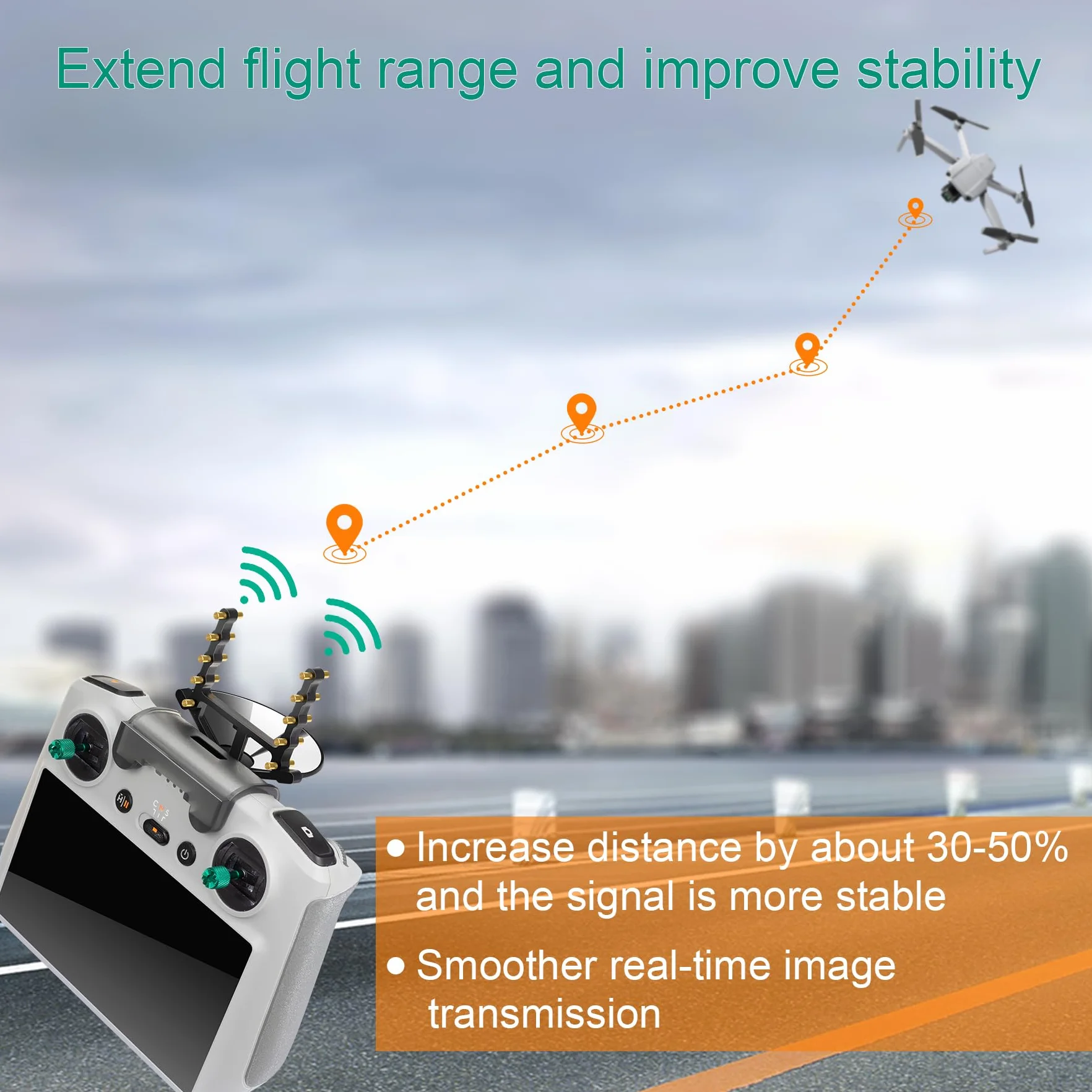 Amplificateur d'Antenne à Distance DJI RC MINI 3 Accessoires