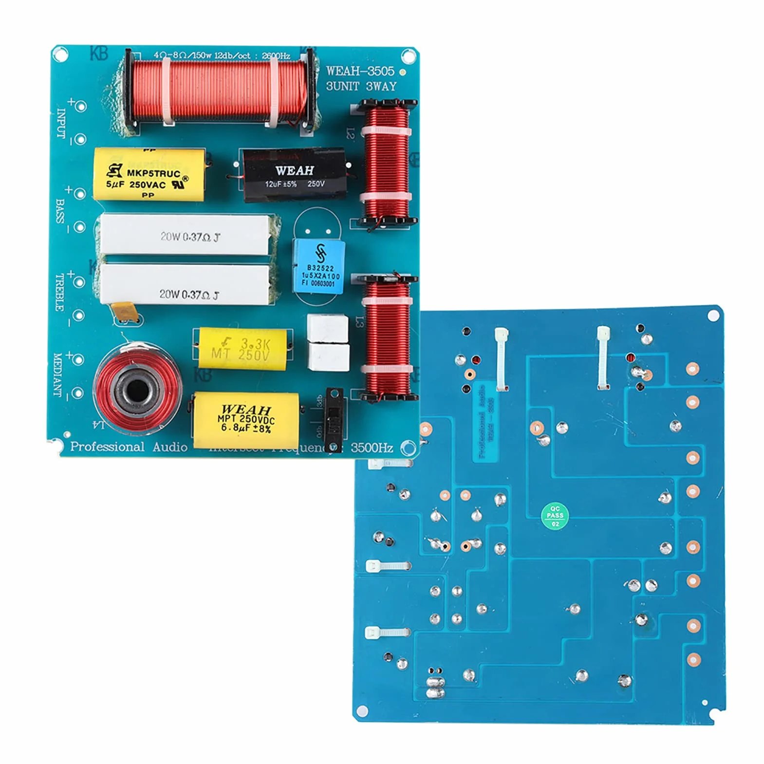 Diviseur de fréquence audio 3 voies crossover 300 W pour haut-parleurs KTV DIY