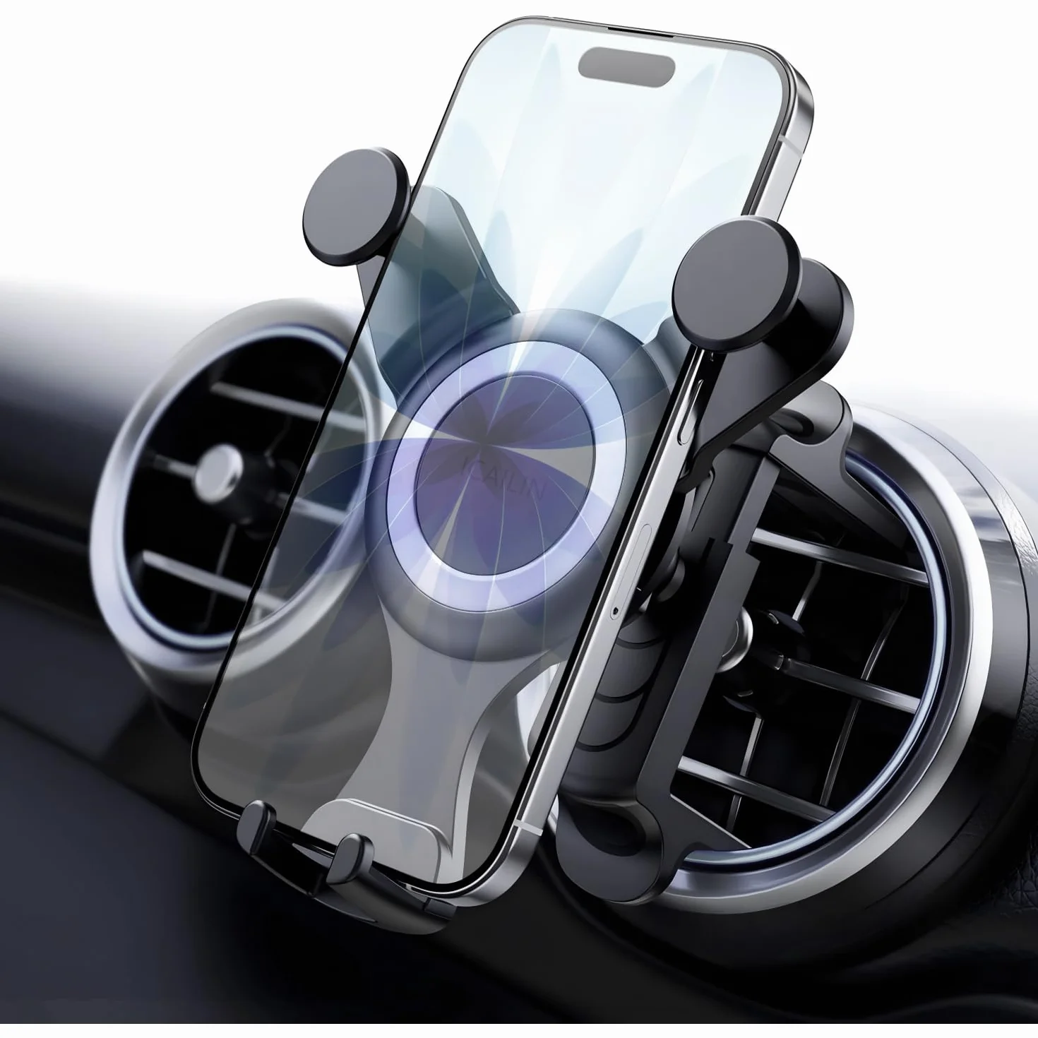 ICAILIN Support Telephone Voiture, Support à Grille d'Aération avec Rotation Support téléphone Voiture Mercedes