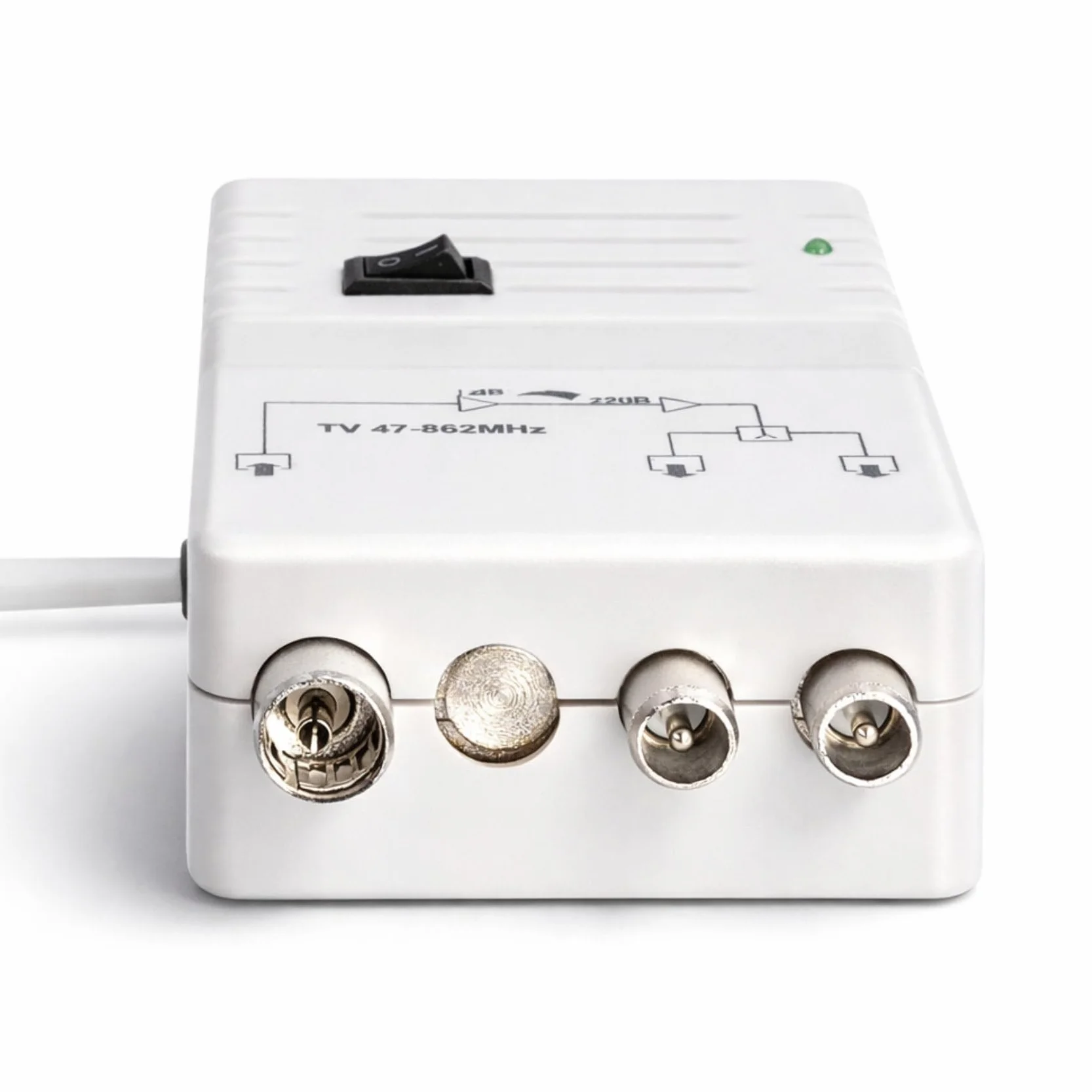 Amplificateur d'antenne numérique pour 2 appareils, Amplification UHF 20dB, Amplification VHF 36dB, télévision par câble, DVB-T, Sky