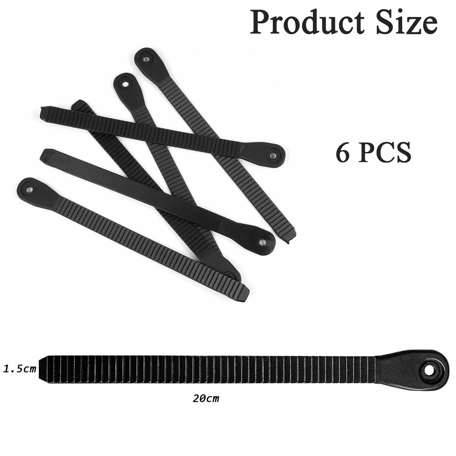 Fixations de Snowboard 6 Pièces Fixation Snowboard Homme Accessoire Ski Snowboard Binding Straps