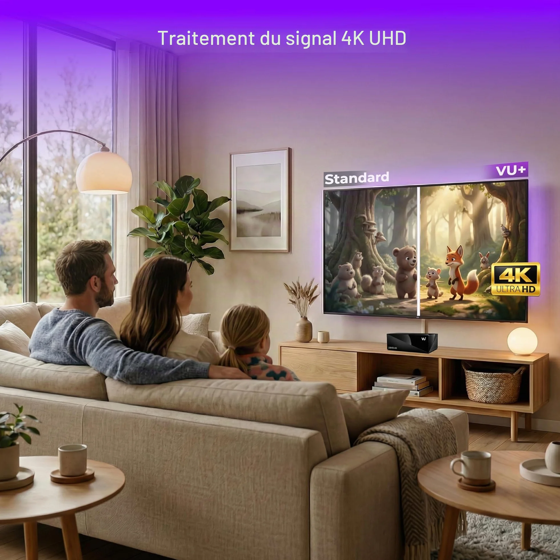VU+ Zero 4K Linux Récepteur - Noir