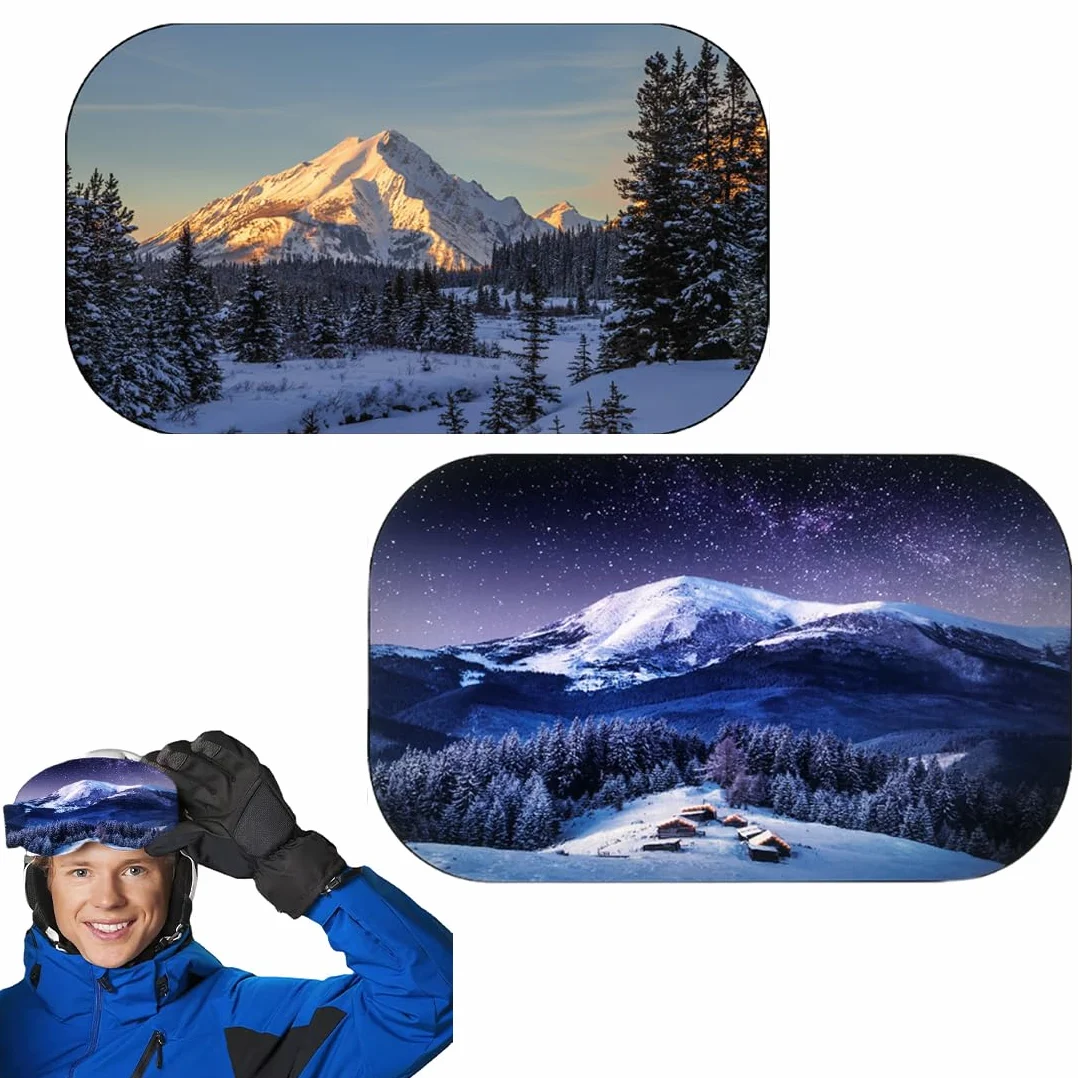 Housse de Lunettes de Ski/Snowboard Anti-Rayures en Microfibre, Protection des Lentilles