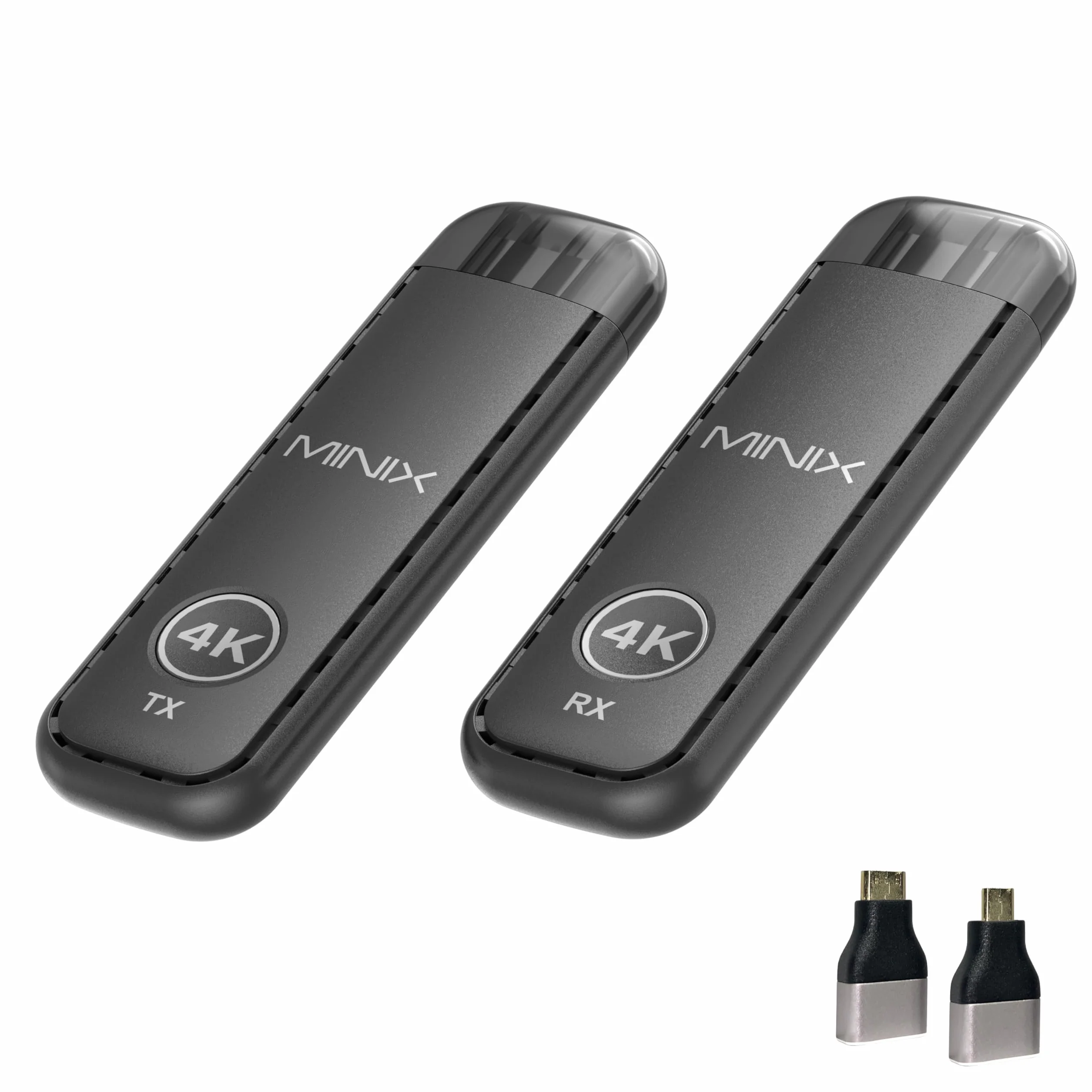 MINIX HDMI sans Fil 4K – Transmetteur, Émetteur et Récepteur HDMI sans Fil Plug & Play, 1080P@60Hz, 50m, Streaming Vidéo 4K pour Ordinateur Portable/PC vers Projecteur/Moniteur/HD TV